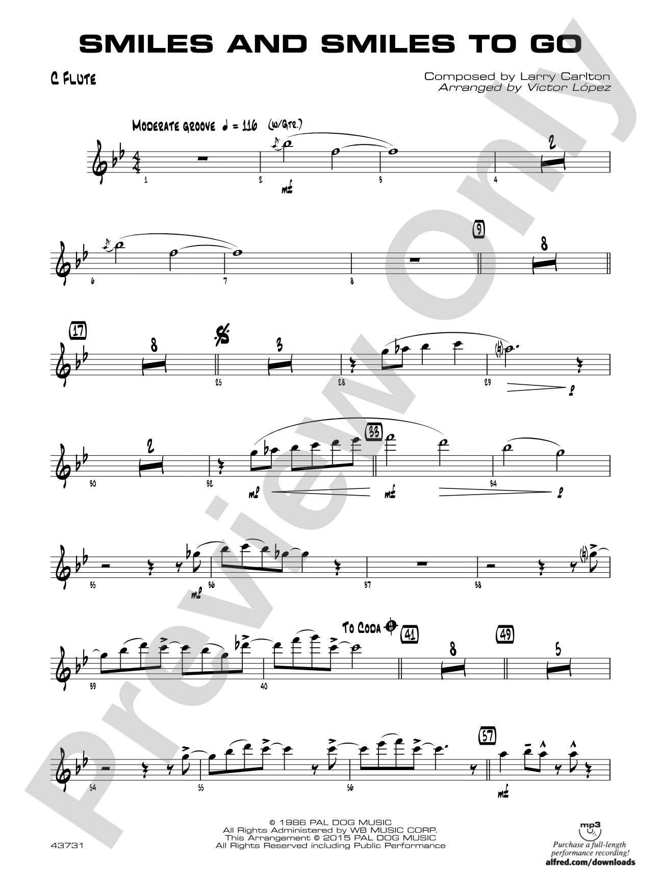 Smiles and Smiles to Go: Flute