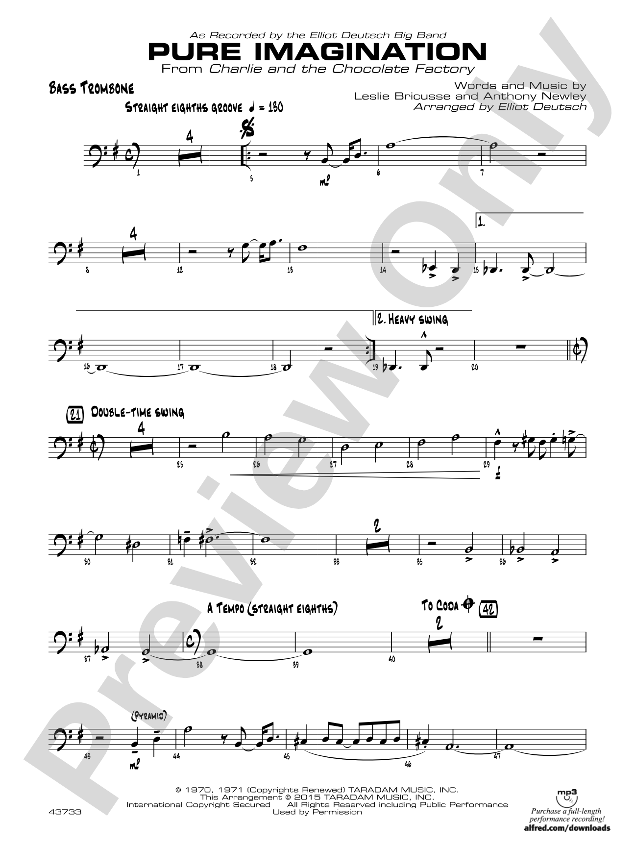 Pure Imagination: Bass Trombone