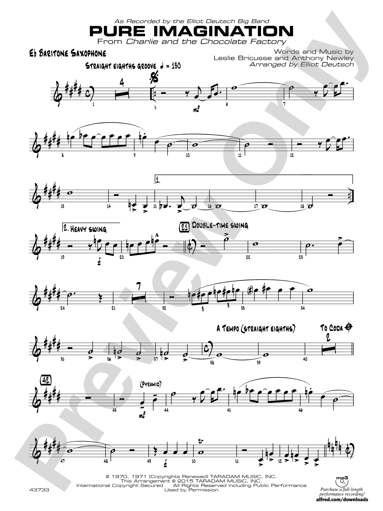 Pure Imagination: E-flat Baritone Saxophone