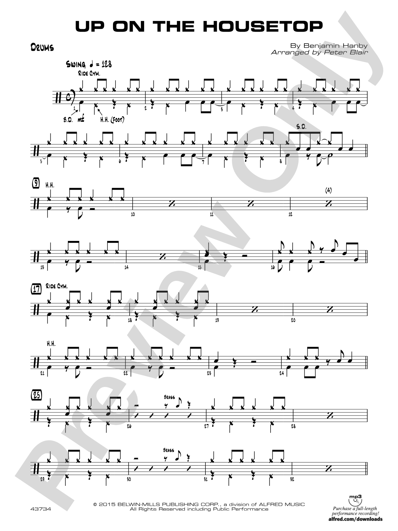 Up on the Housetop: Drums