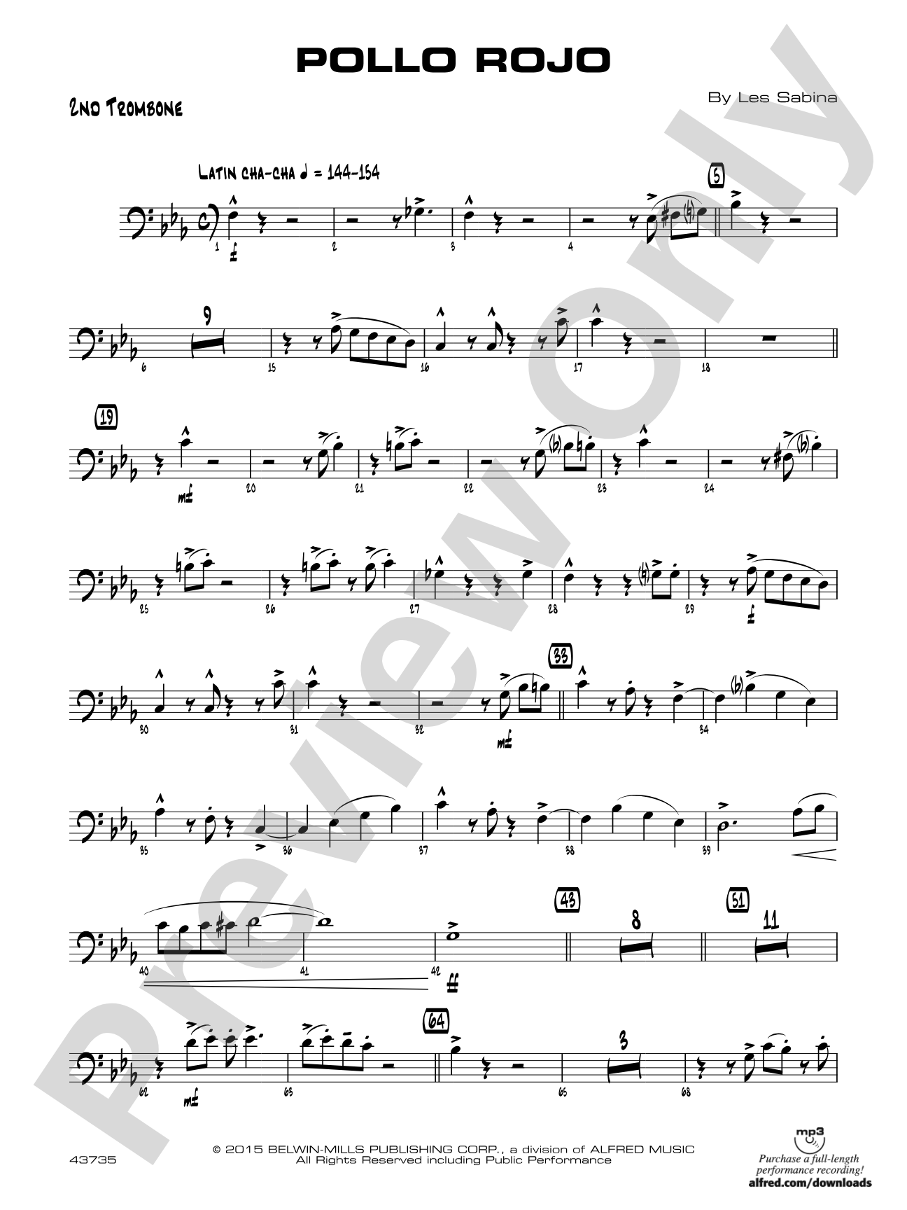 Pollo Rojo: 2nd Trombone