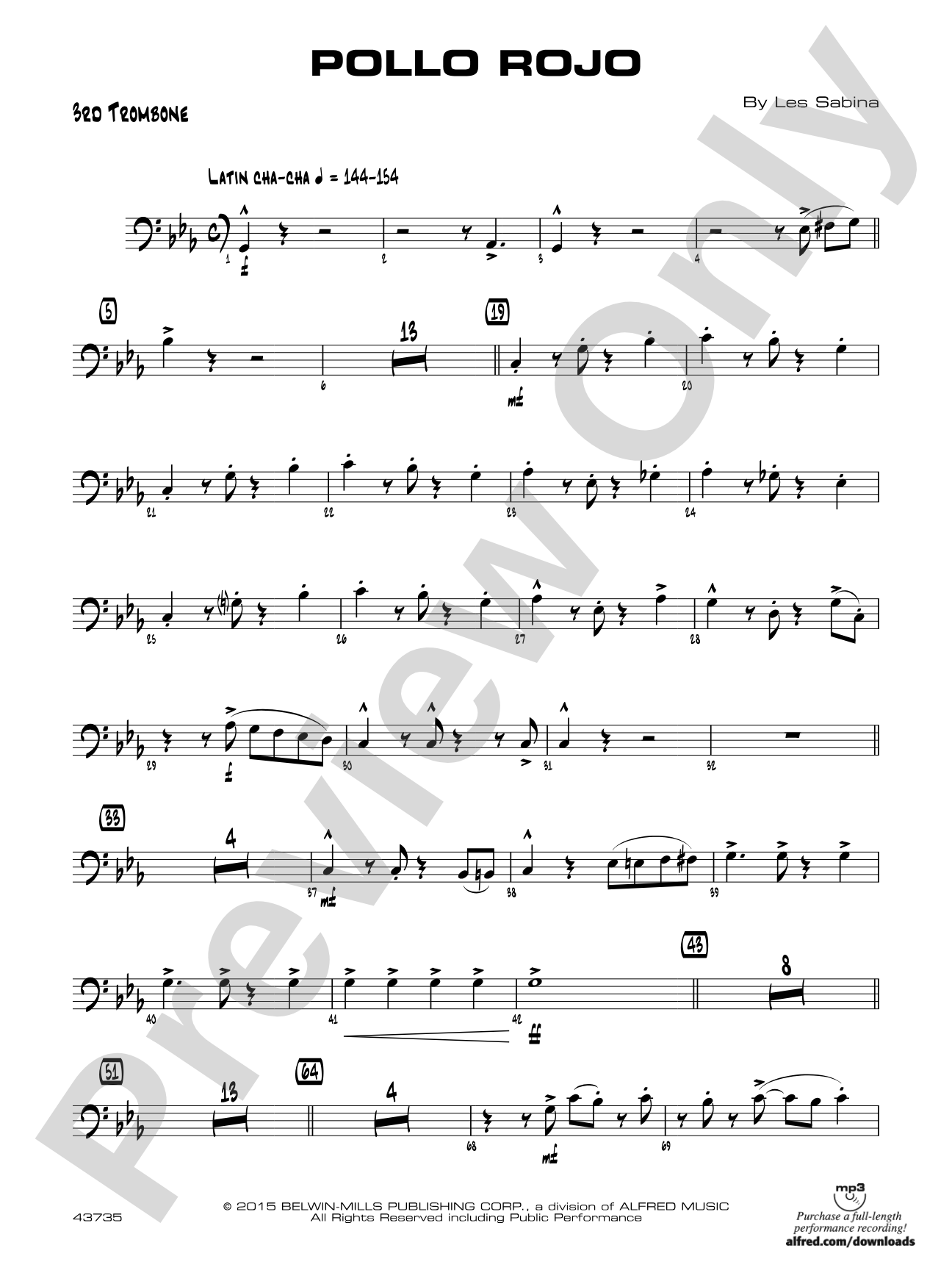 Pollo Rojo: 3rd Trombone