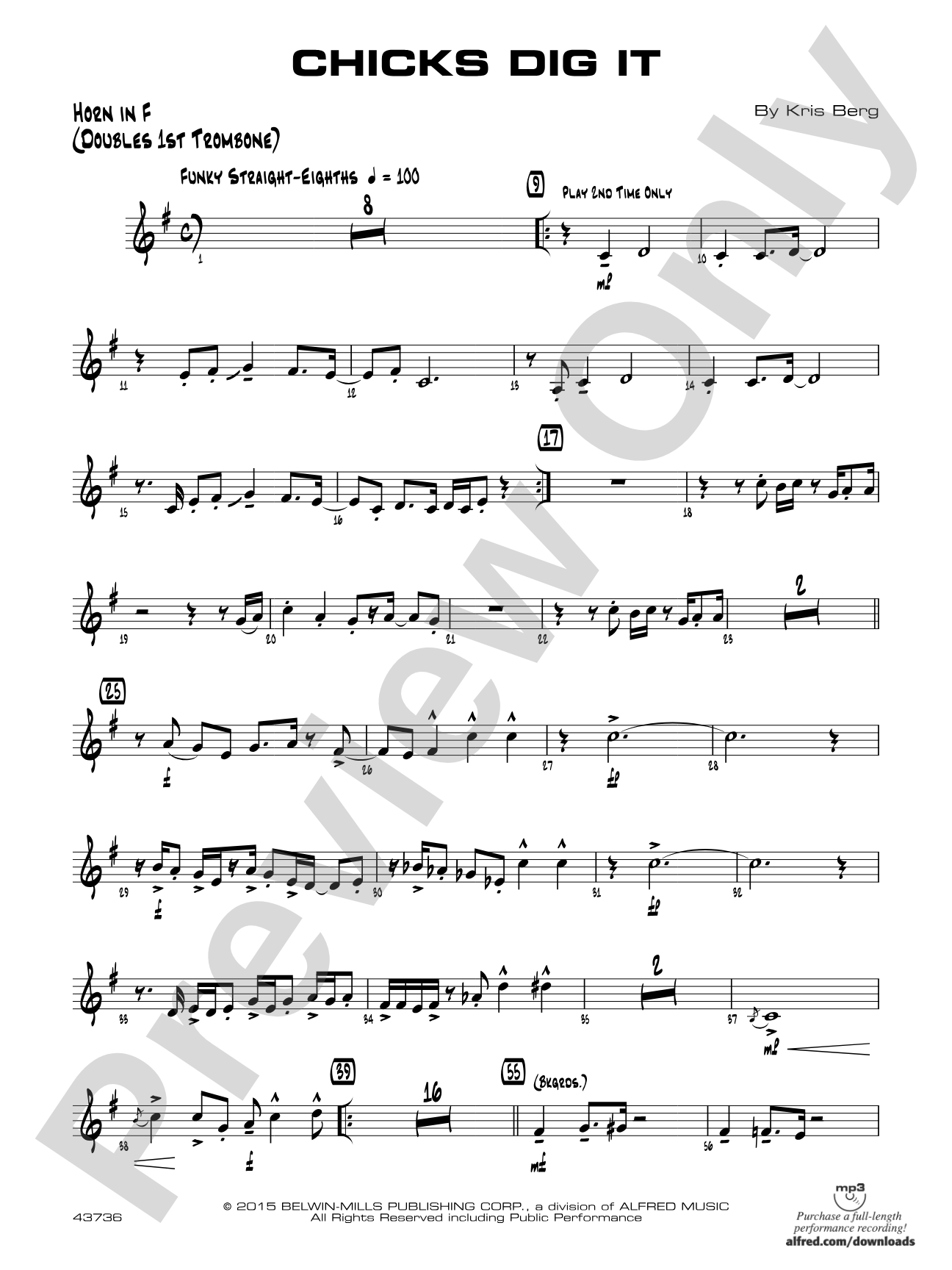 Chicks Dig It: 1st F Horn