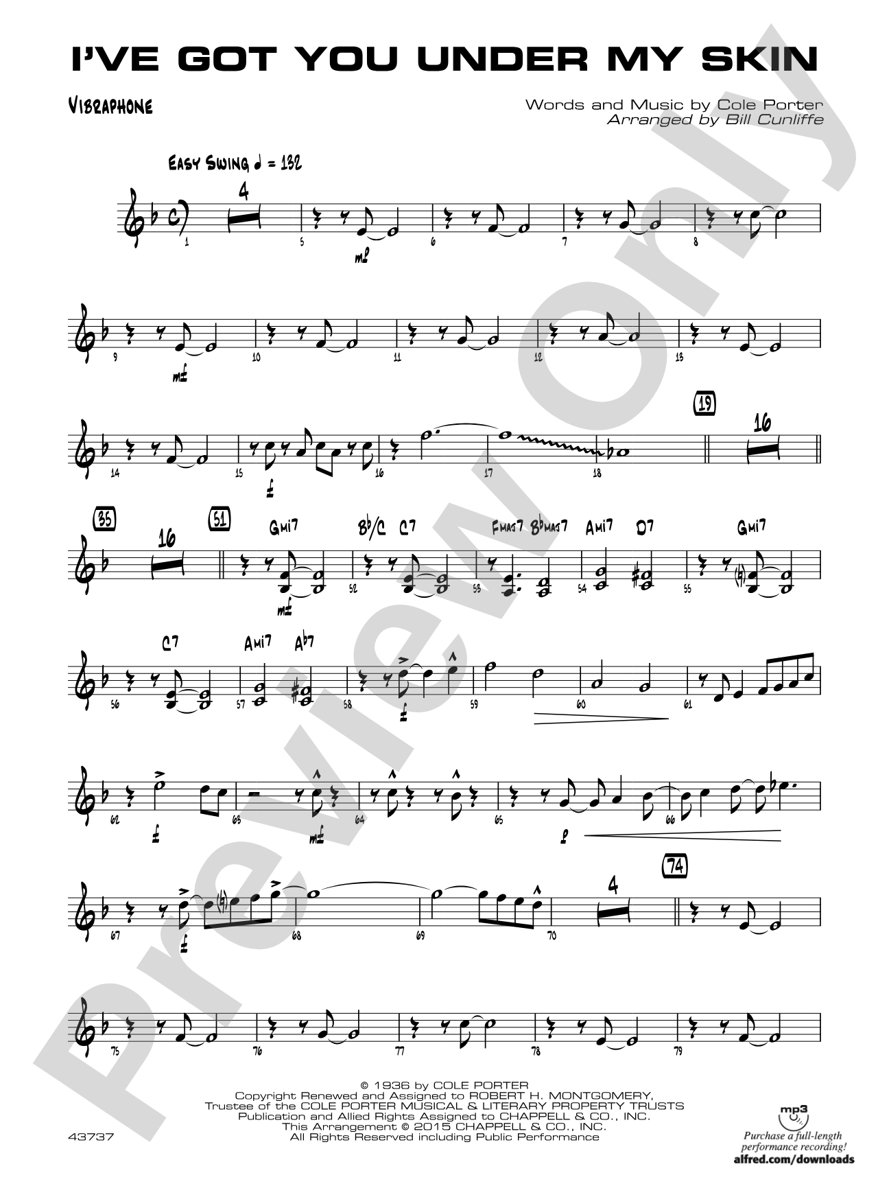 I've Got You Under My Skin: Vibraphone
