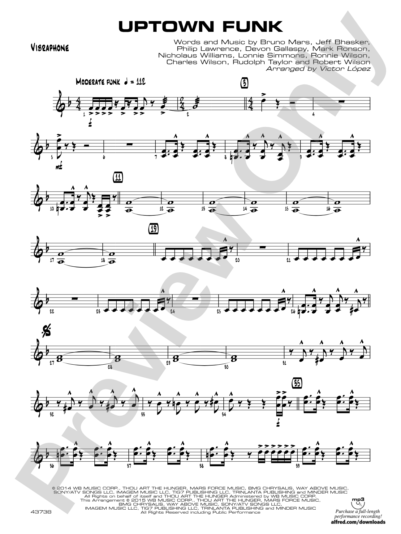 Uptown Funk: Vibraphone