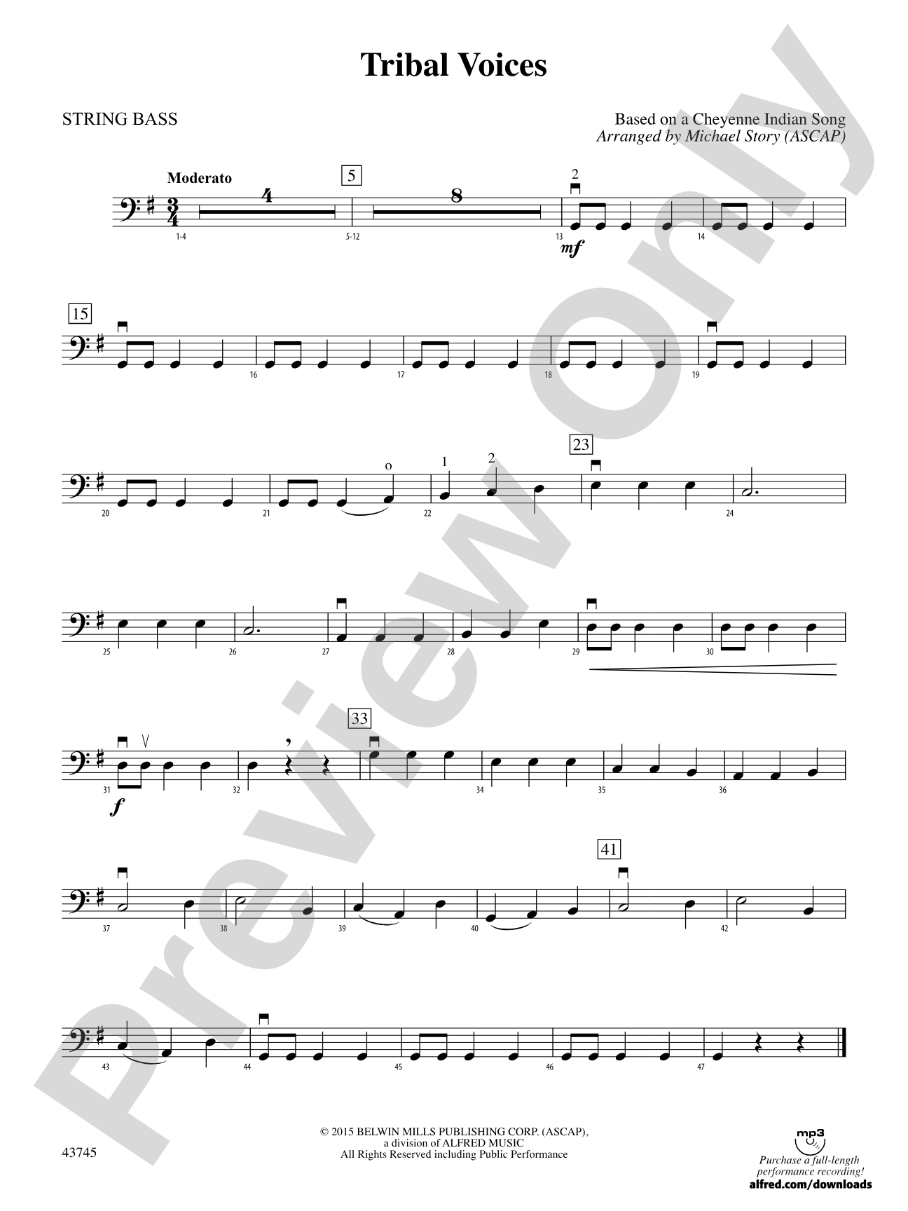 Tribal Voices: String Bass