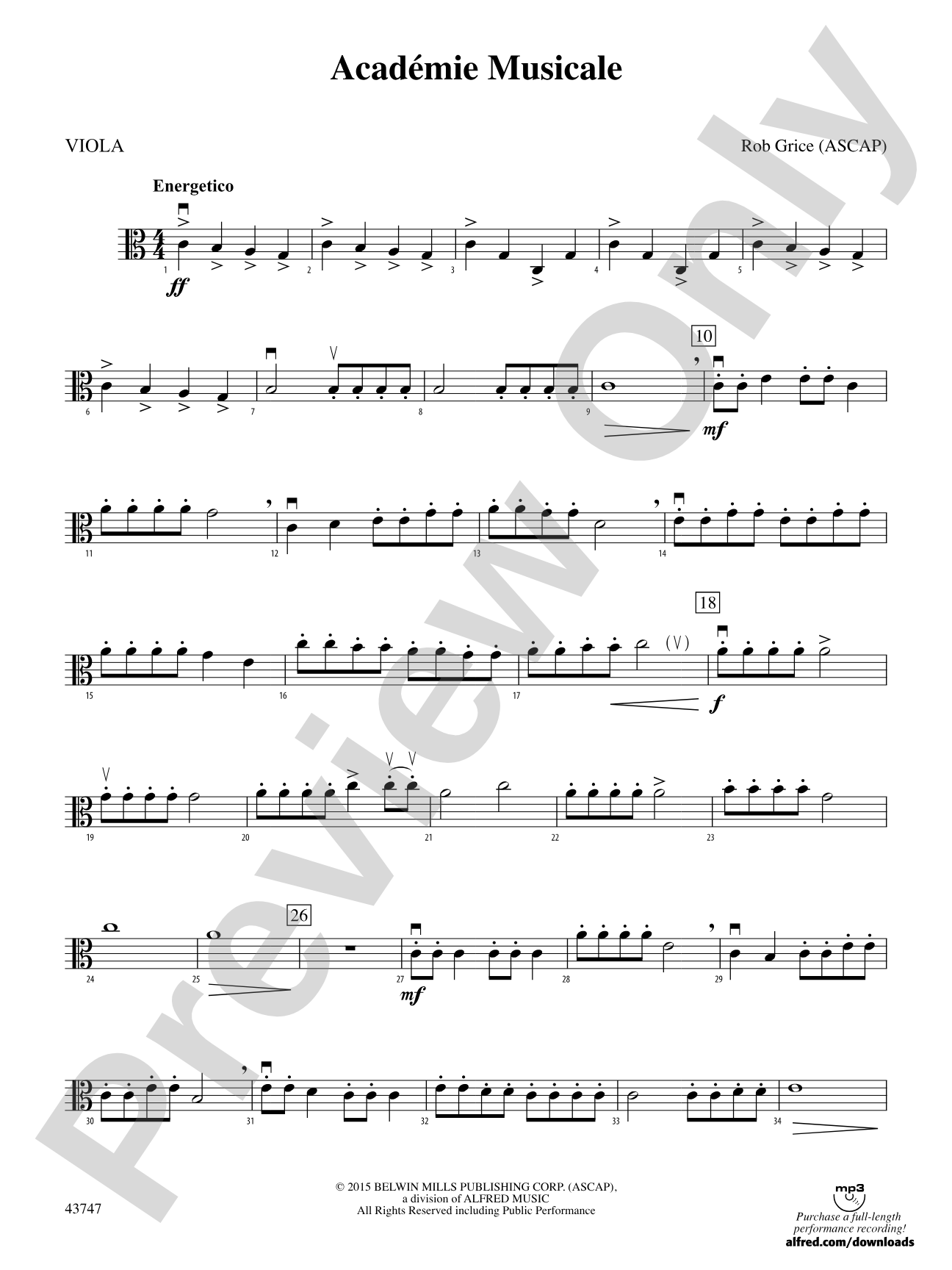 Academié Musicale: Viola