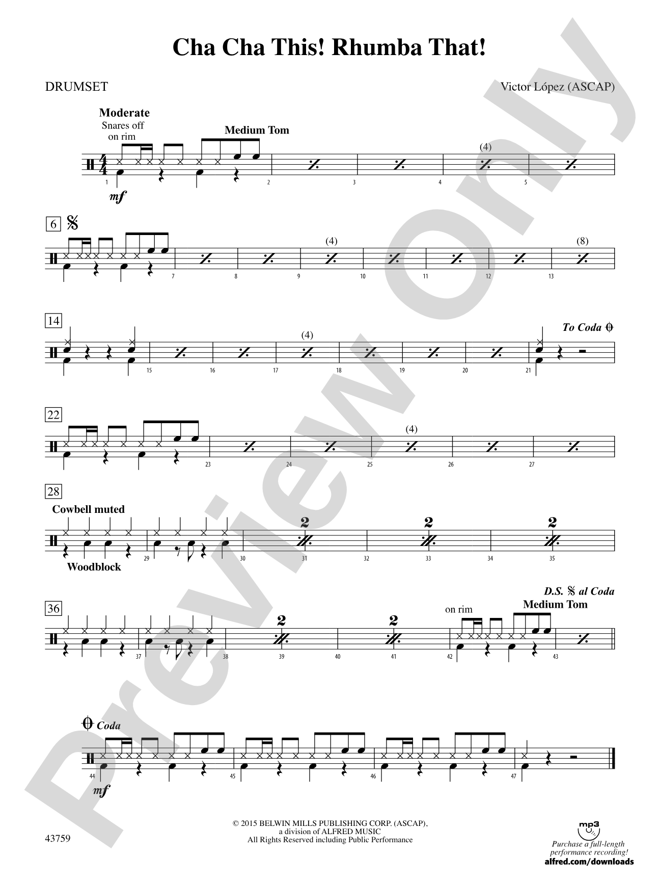 Cha Cha This! Rhumba That!: Drums