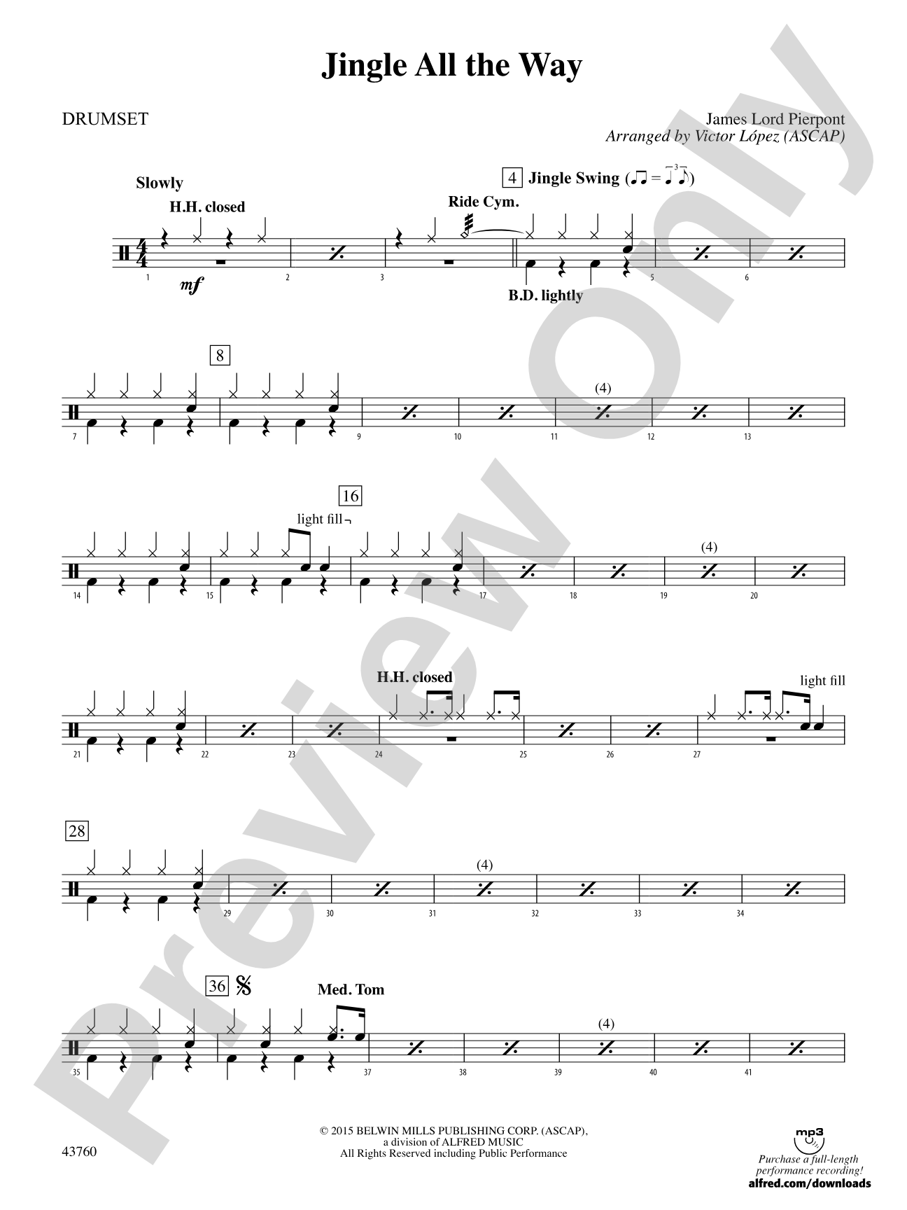 Jingle All the Way: Drums