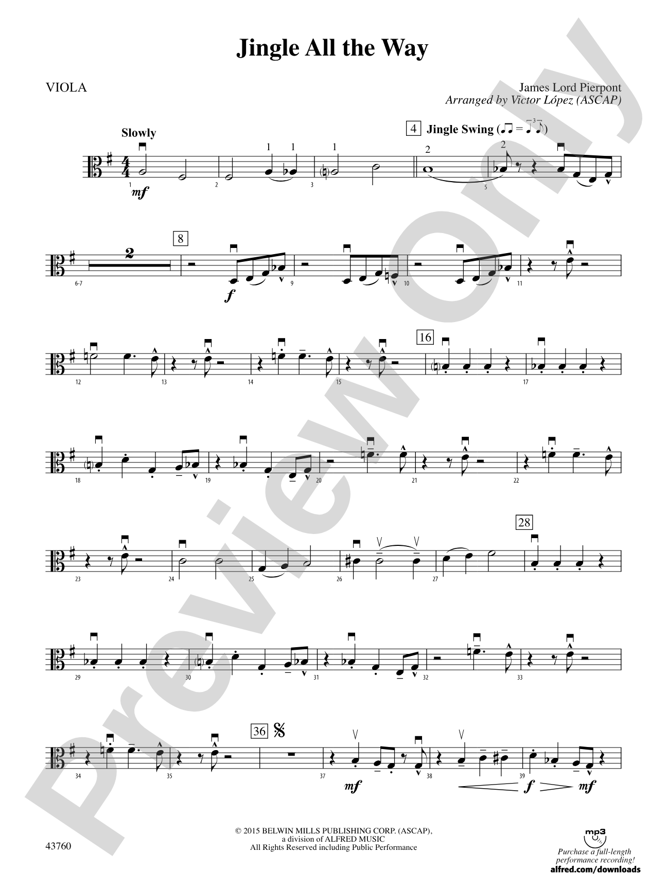 Jingle All the Way: Viola