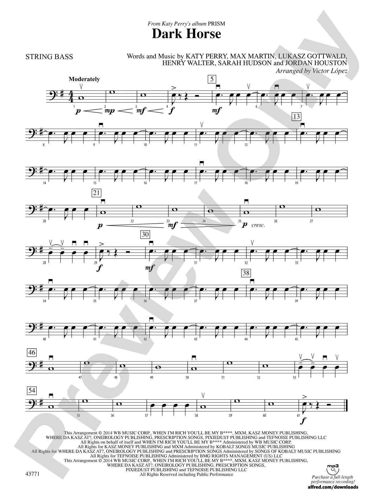 Dark Horse: String Bass