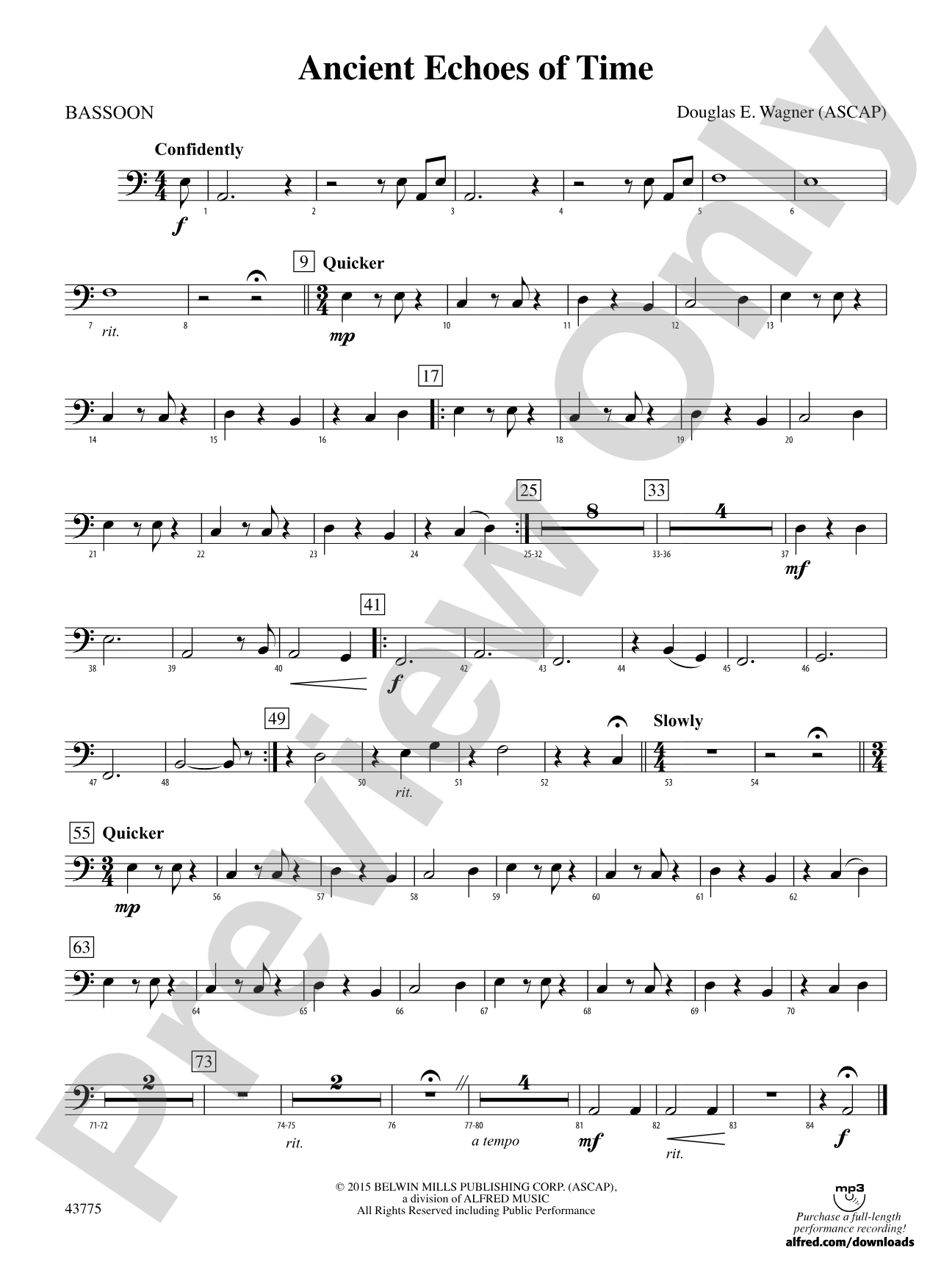 Ancient Echoes of Time: Bassoon