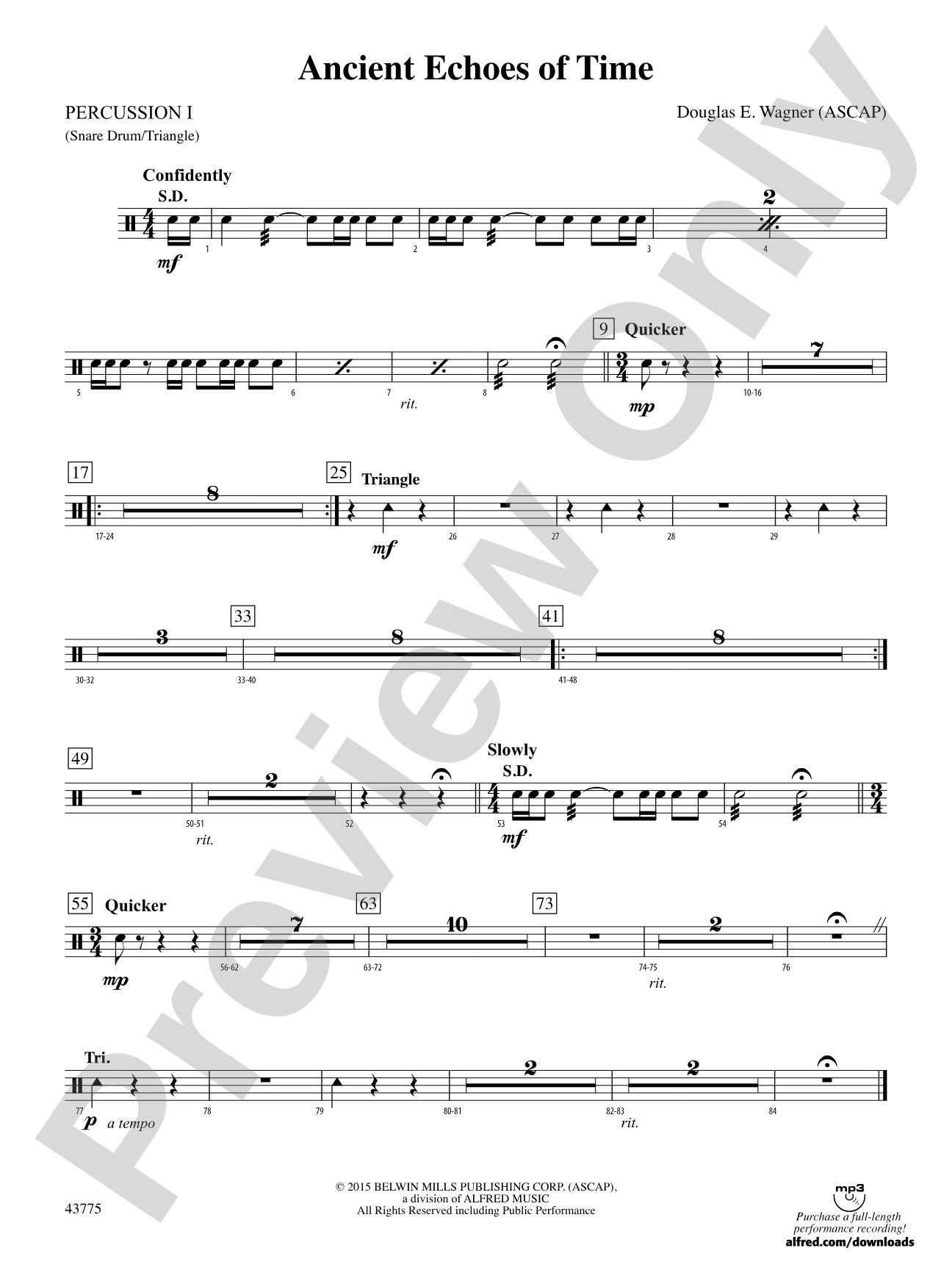 Ancient Echoes of Time: 1st Percussion