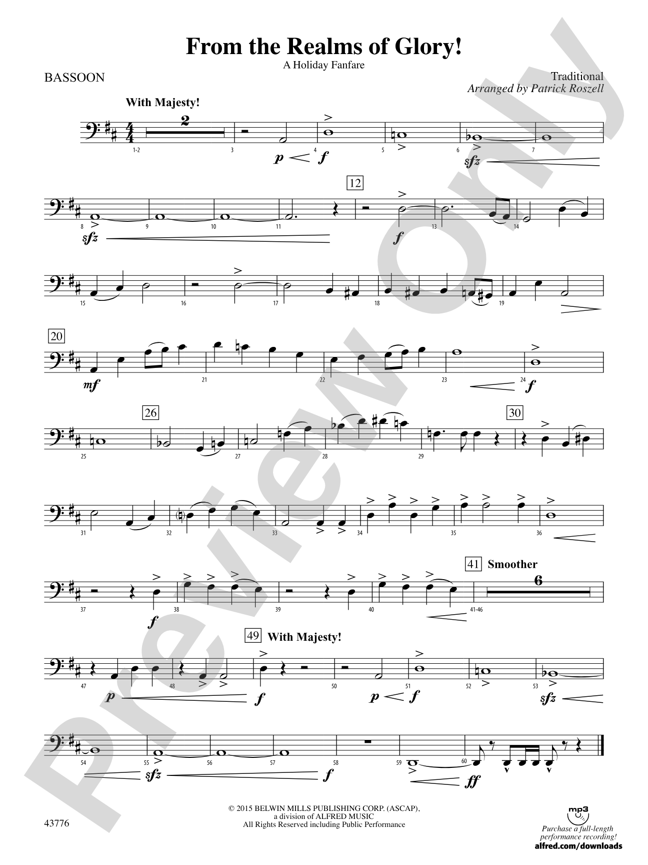 From the Realms of Glory!: Bassoon
