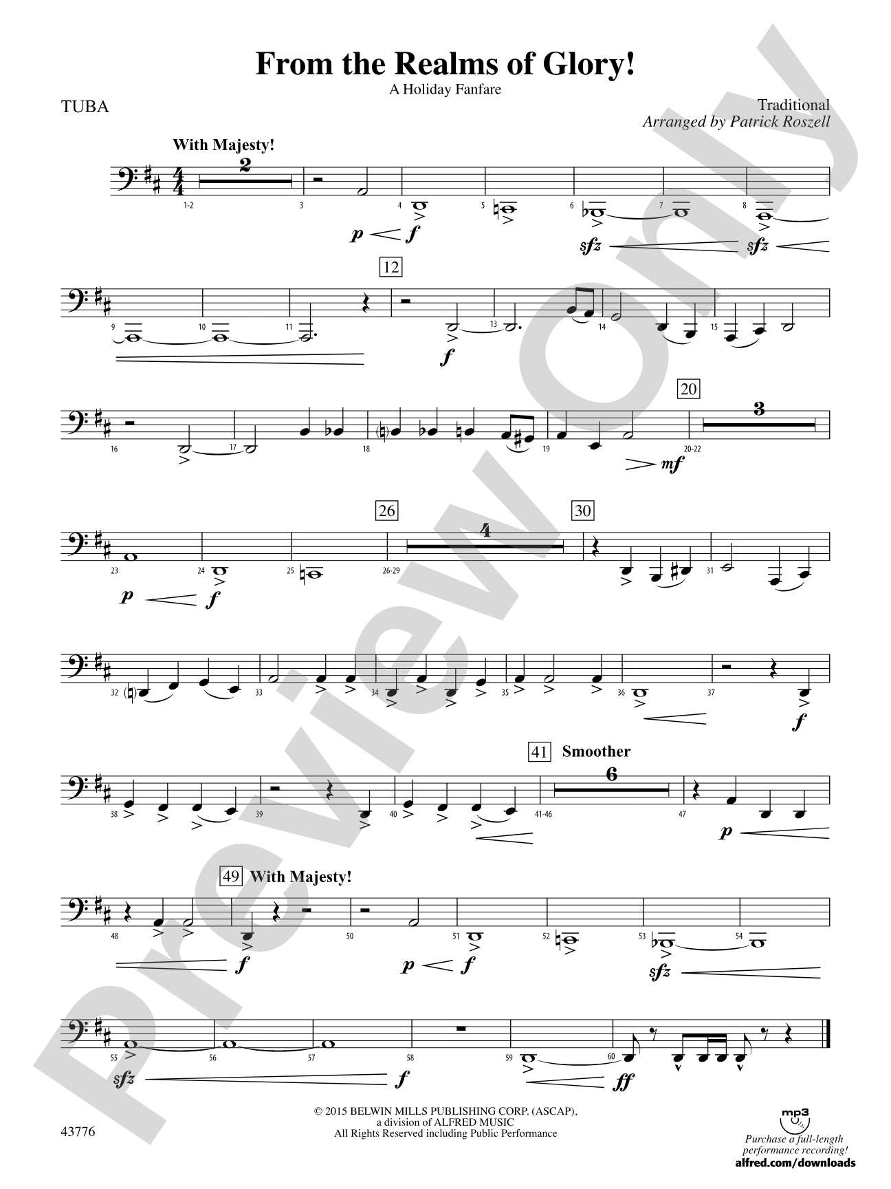 From the Realms of Glory!: Tuba