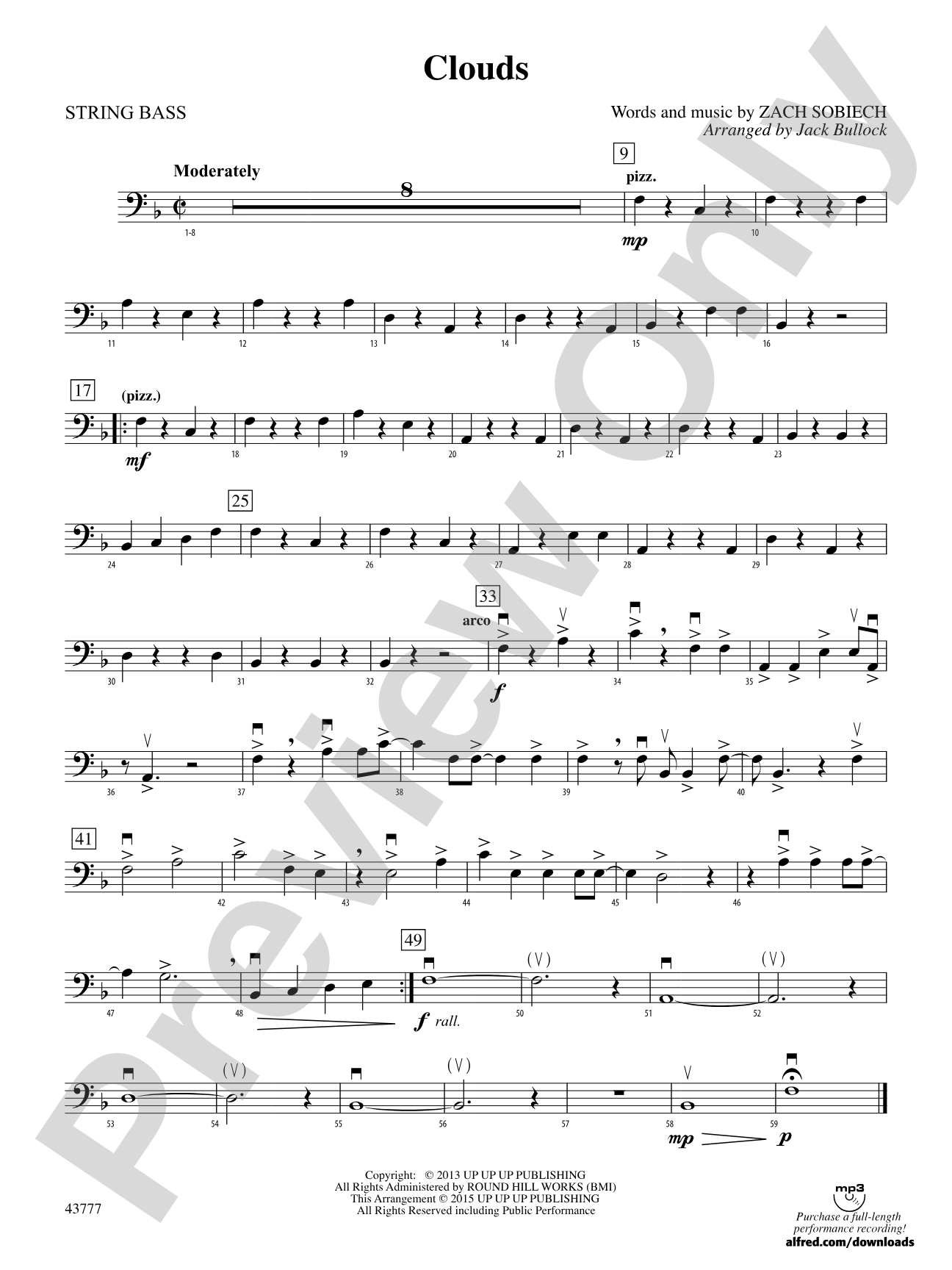 Clouds: String Bass