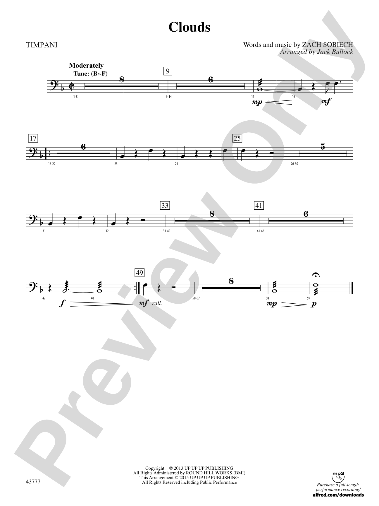 Clouds: Timpani