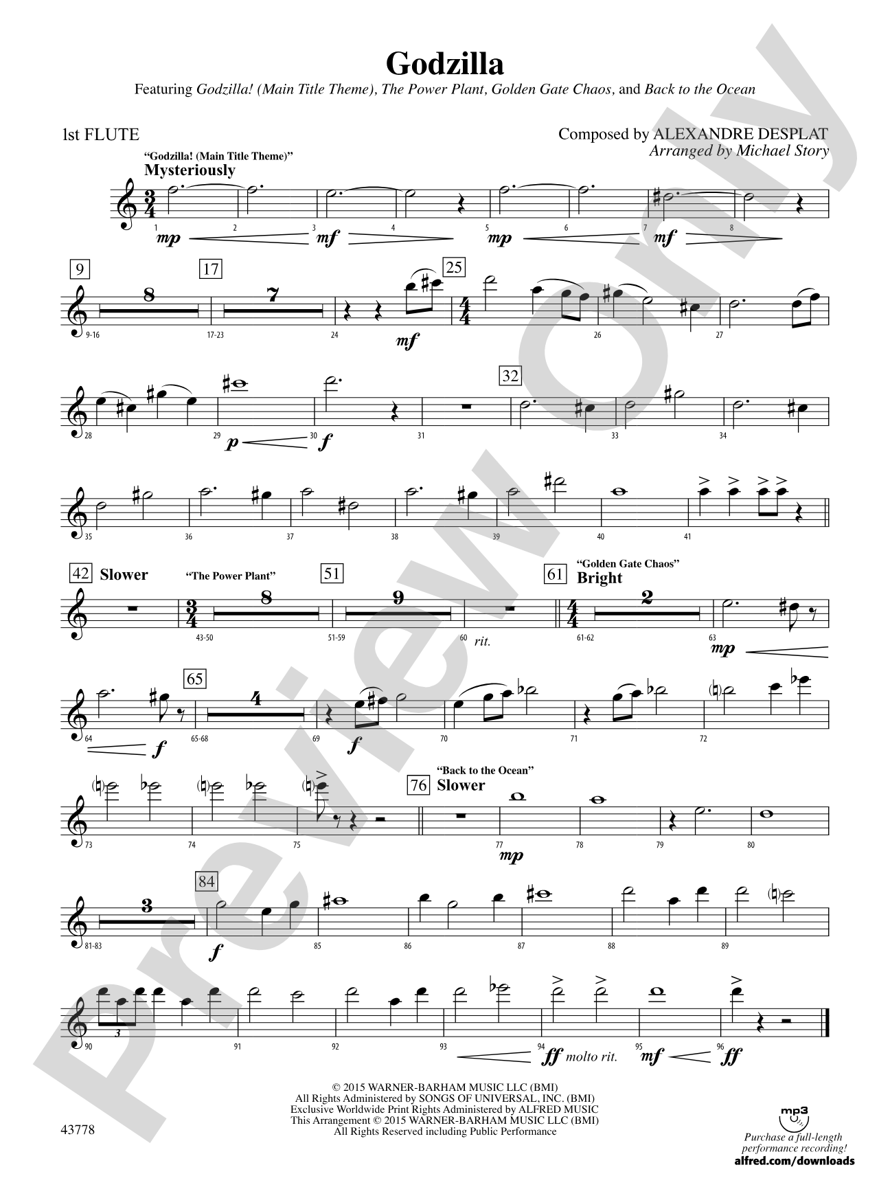 Godzilla: Flute