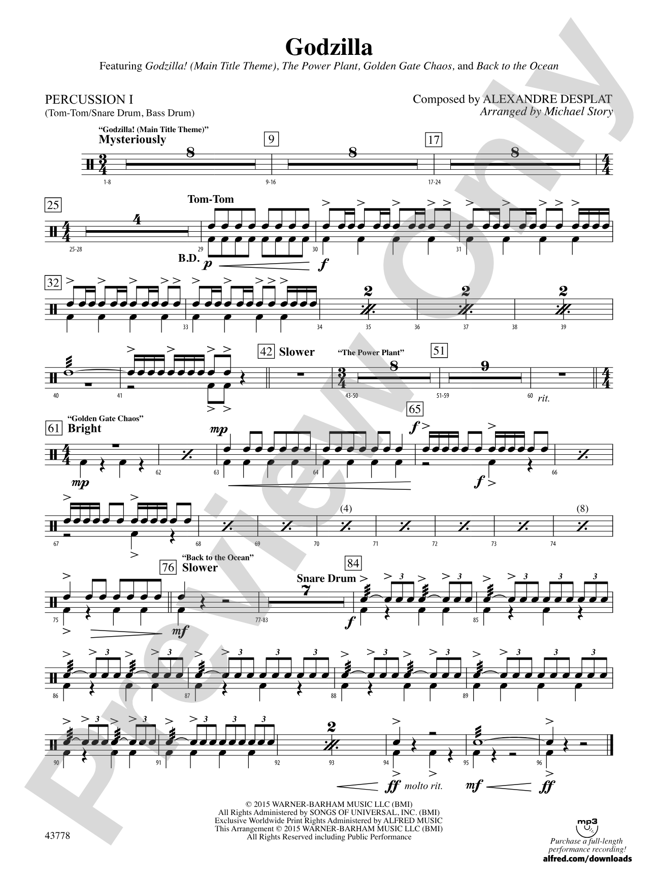 Godzilla: 1st Percussion