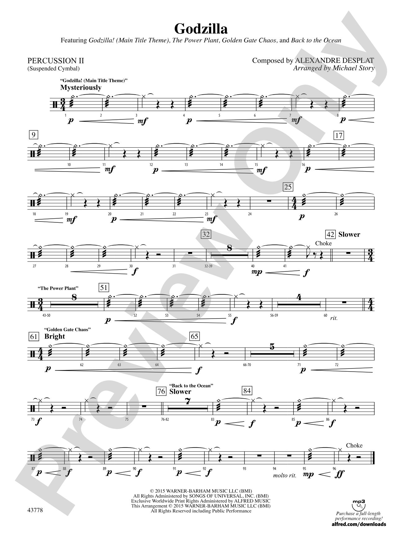 Godzilla: 2nd Percussion