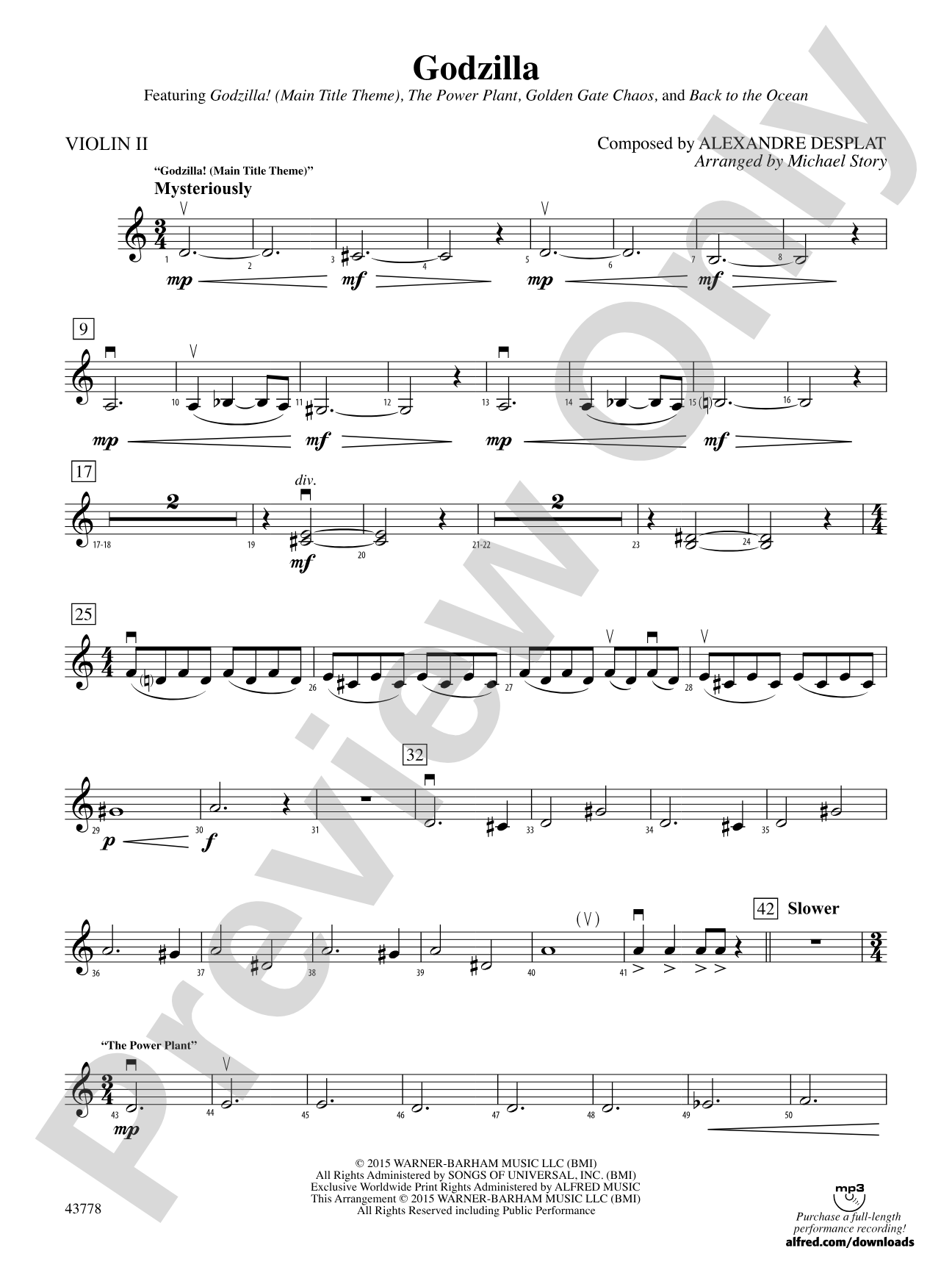 Godzilla: 2nd Violin