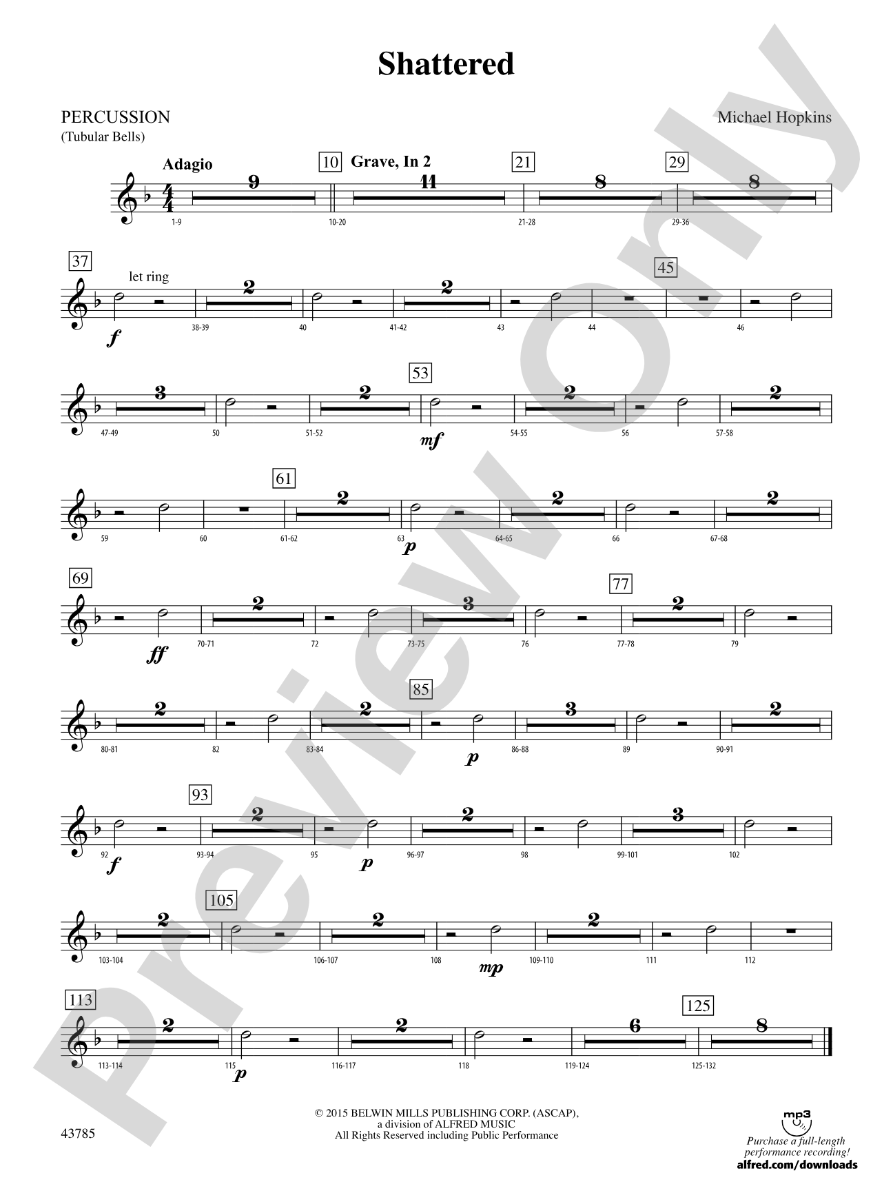 Shattered: 1st Percussion