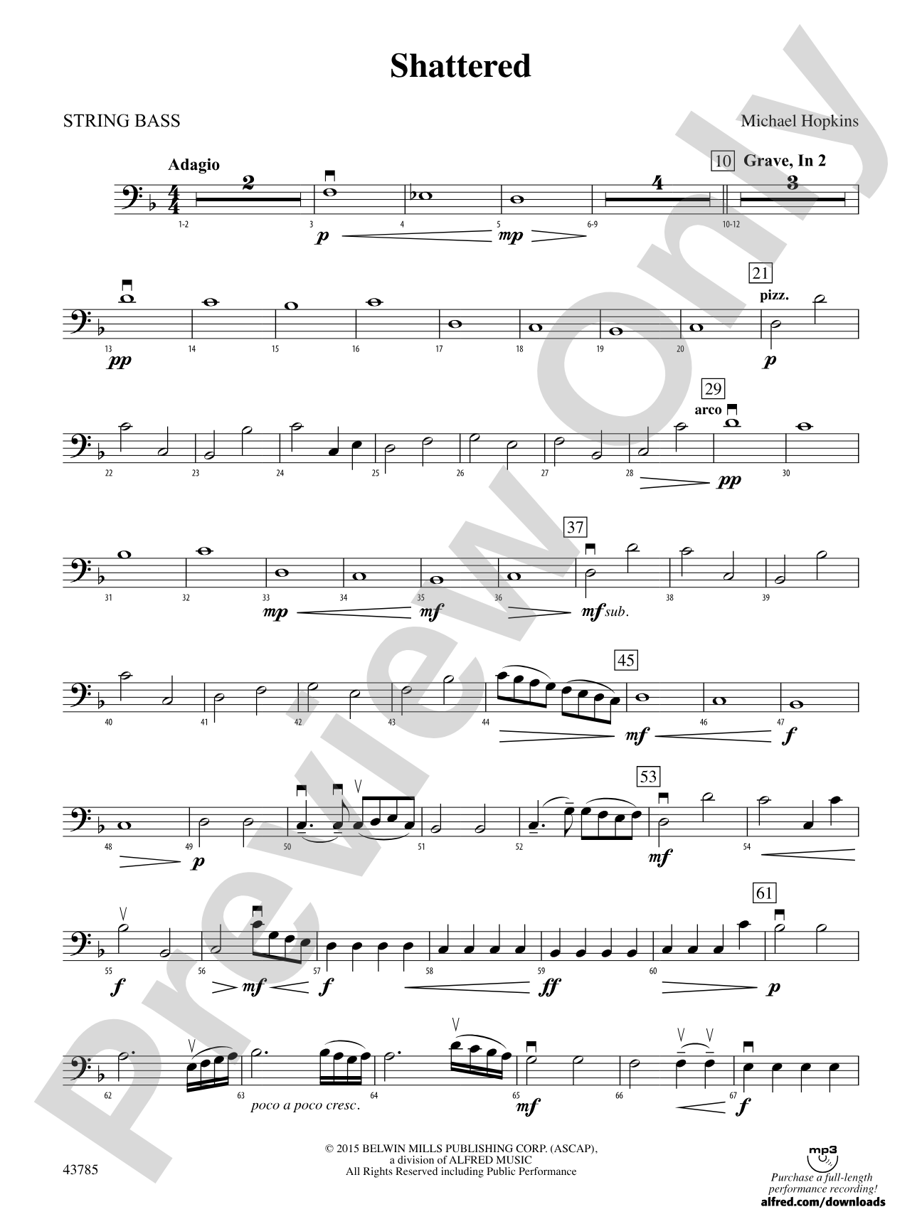 Shattered: String Bass