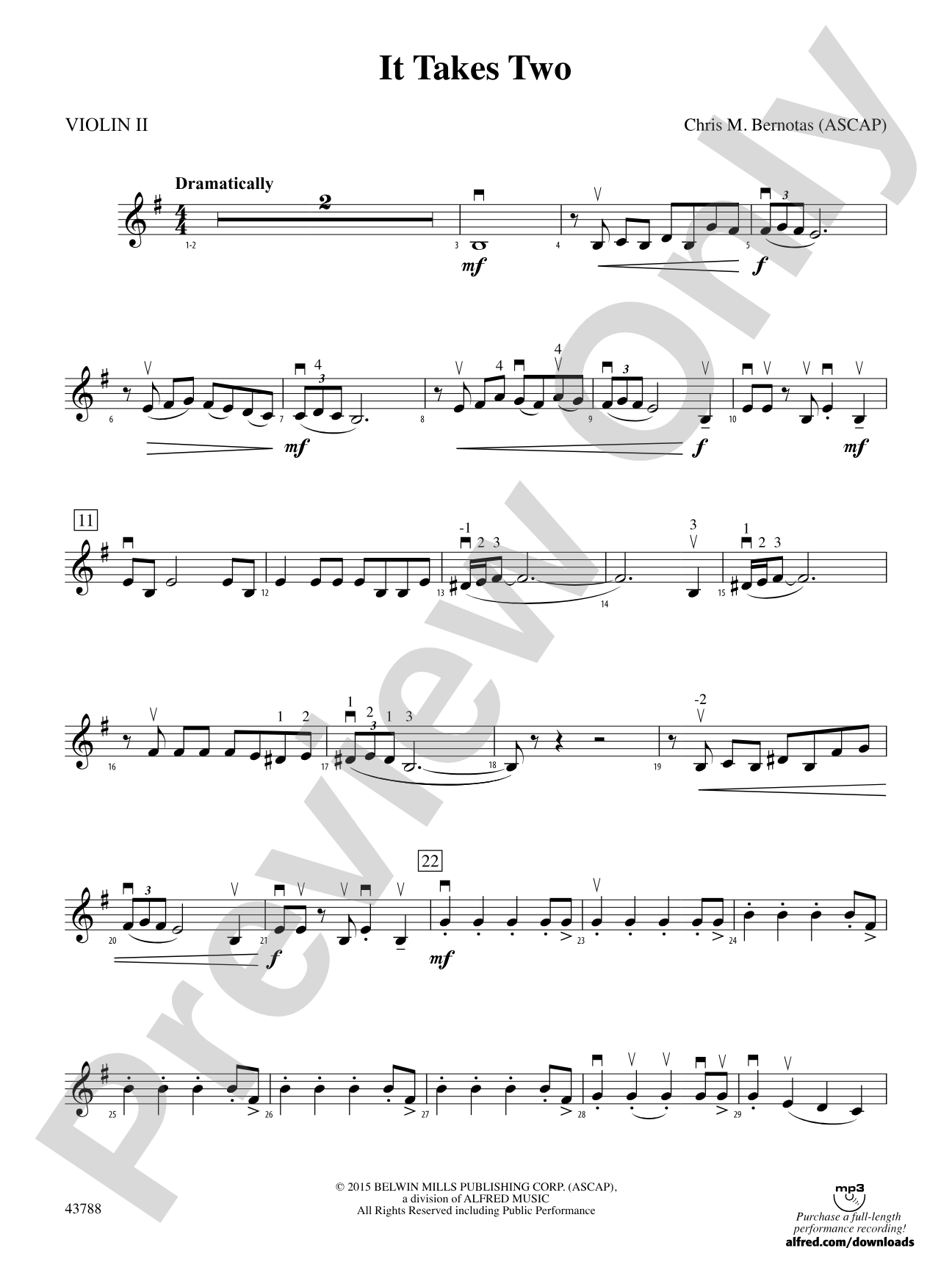 It Takes Two: 2nd Violin