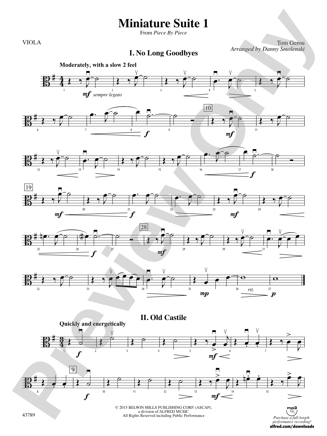 Miniature Suite 1: Viola