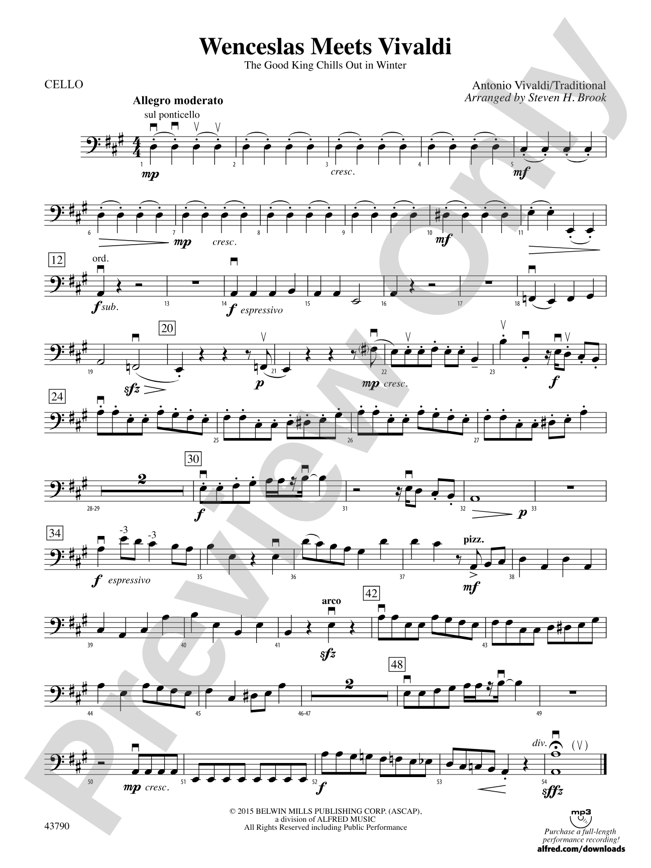 Wenceslas Meets Vivaldi: Cello