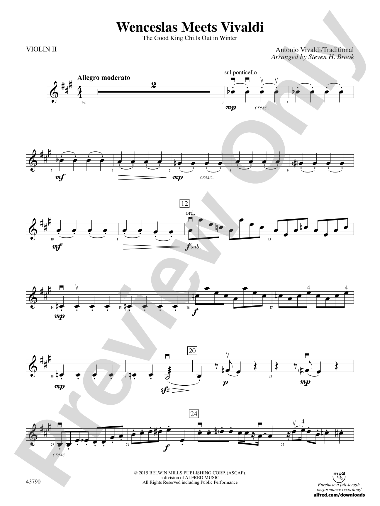 Wenceslas Meets Vivaldi: 2nd Violin
