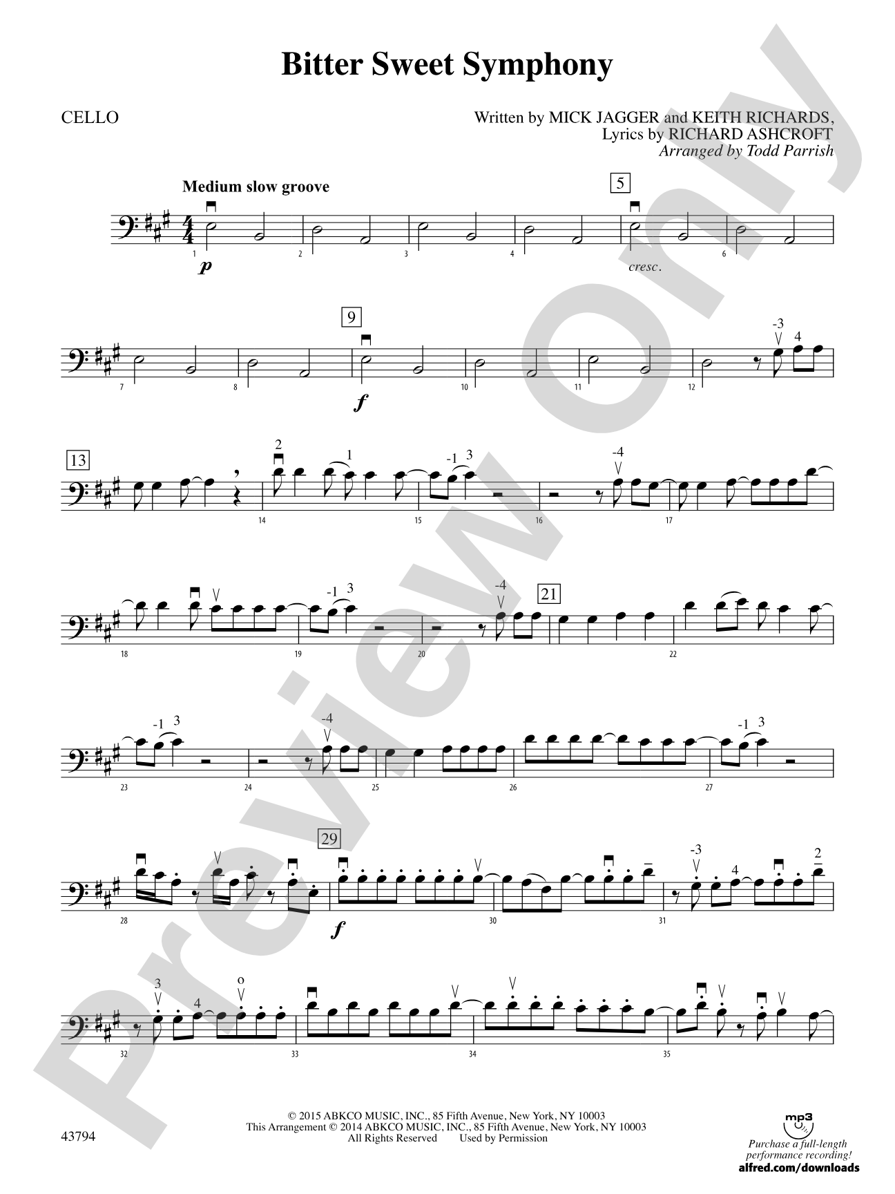 Bitter Sweet Symphony: Cello