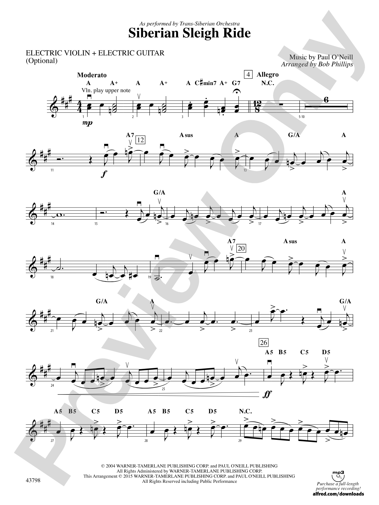Siberian Sleigh Ride: Electric Violin