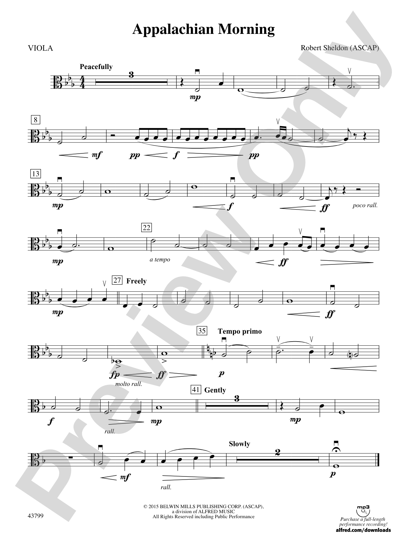 Appalachian Morning: Viola