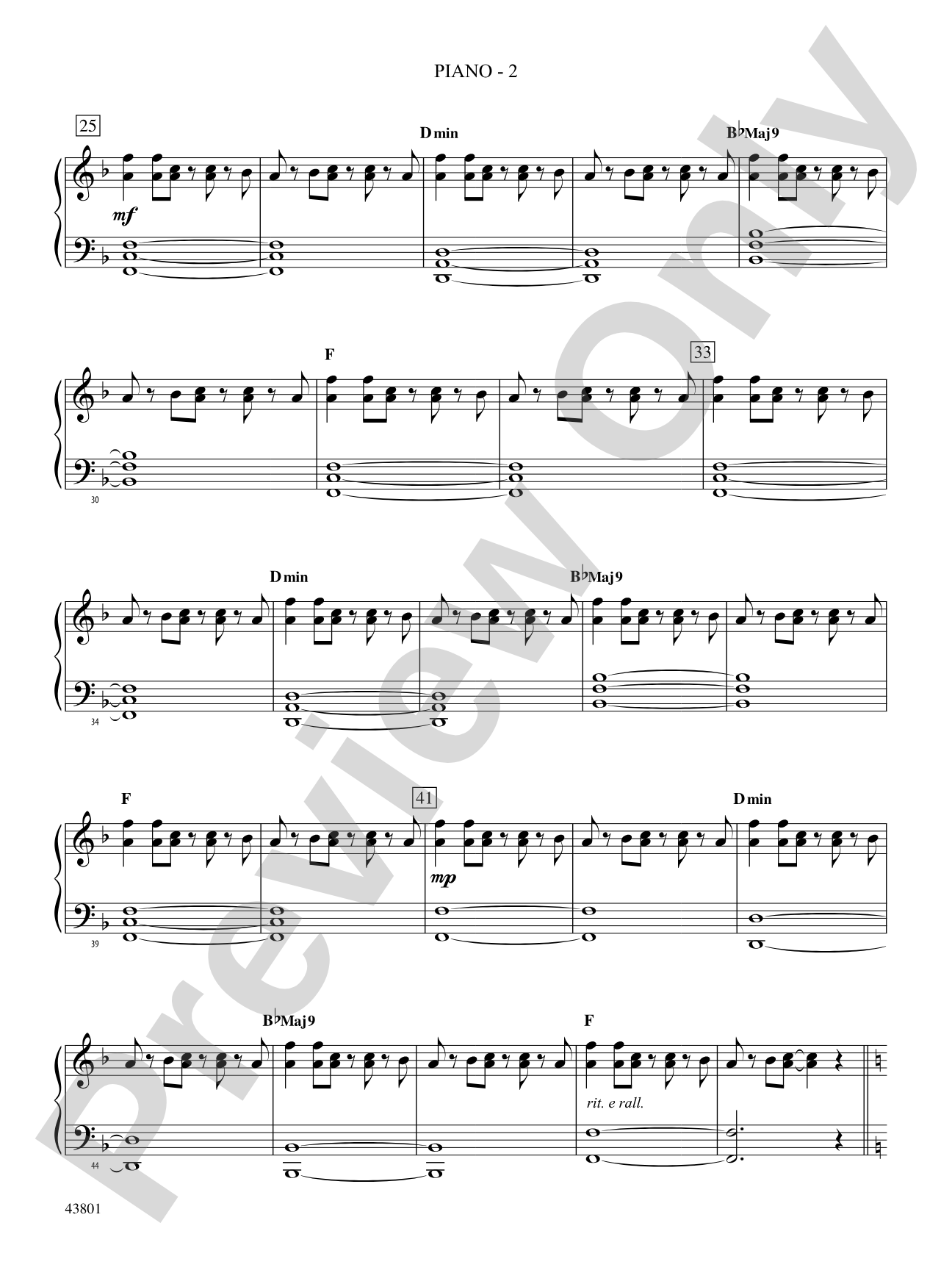 Bruno Mars' Greatest Hits: Piano Accompaniment