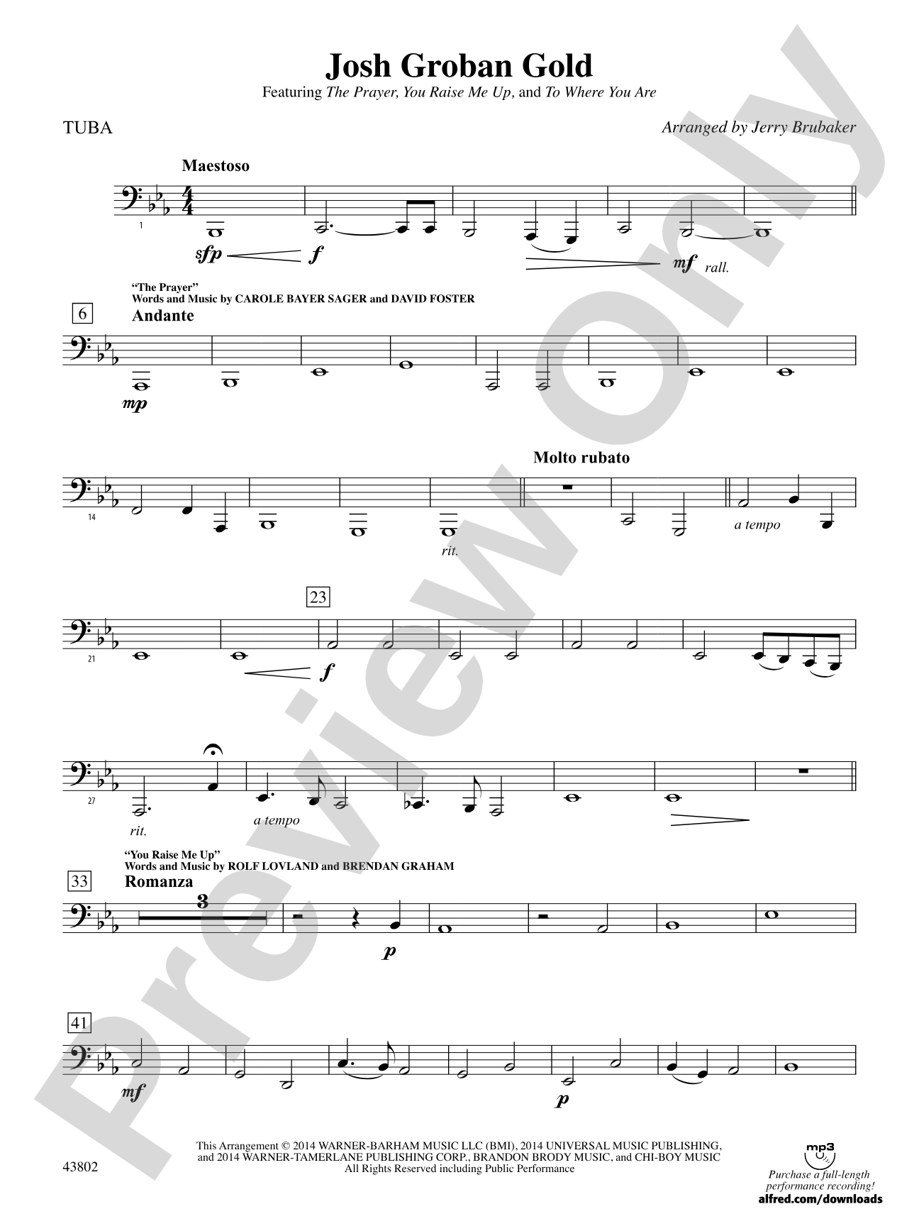 Josh Groban Gold: Tuba