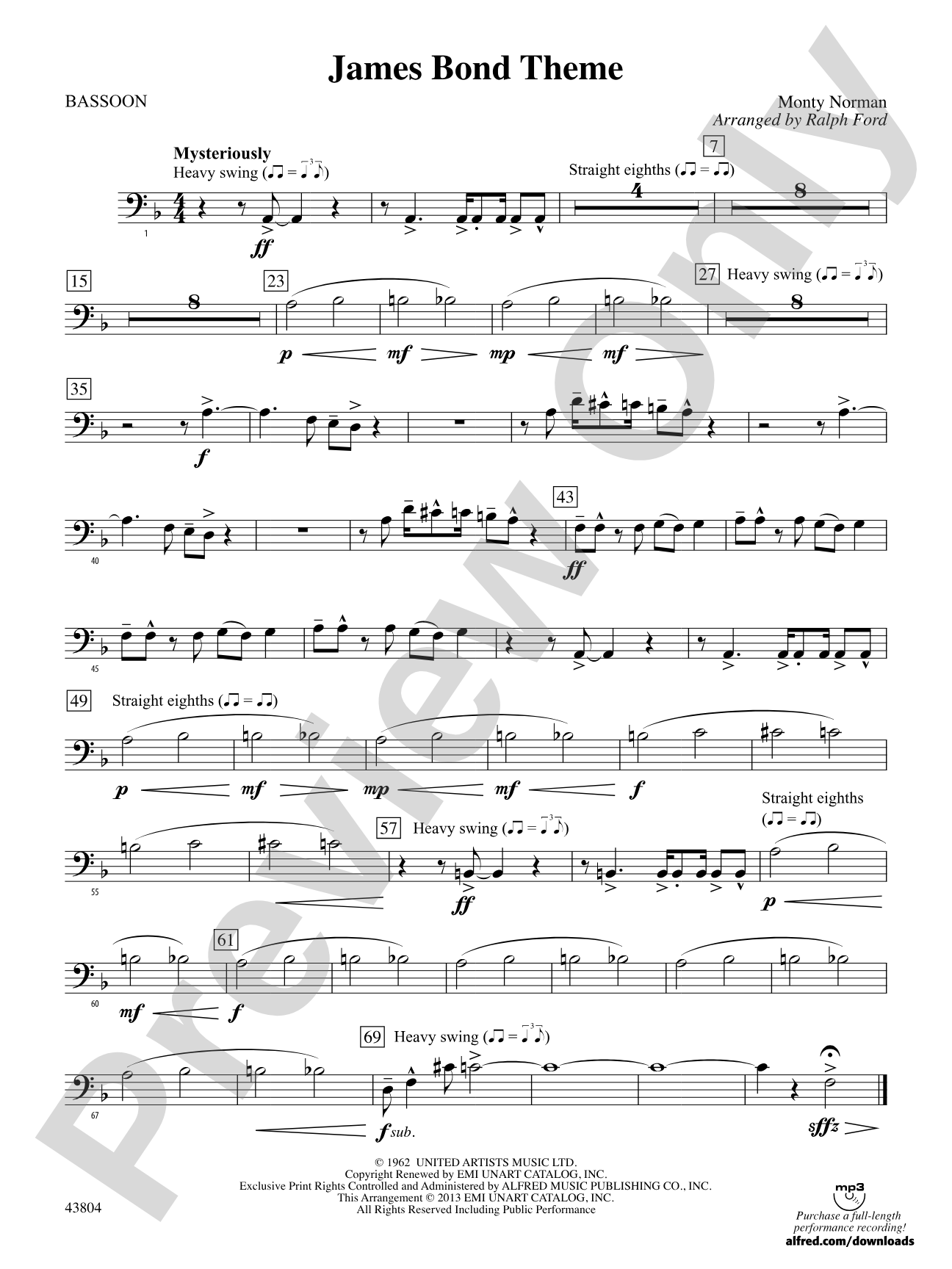 James Bond Theme: Bassoon
