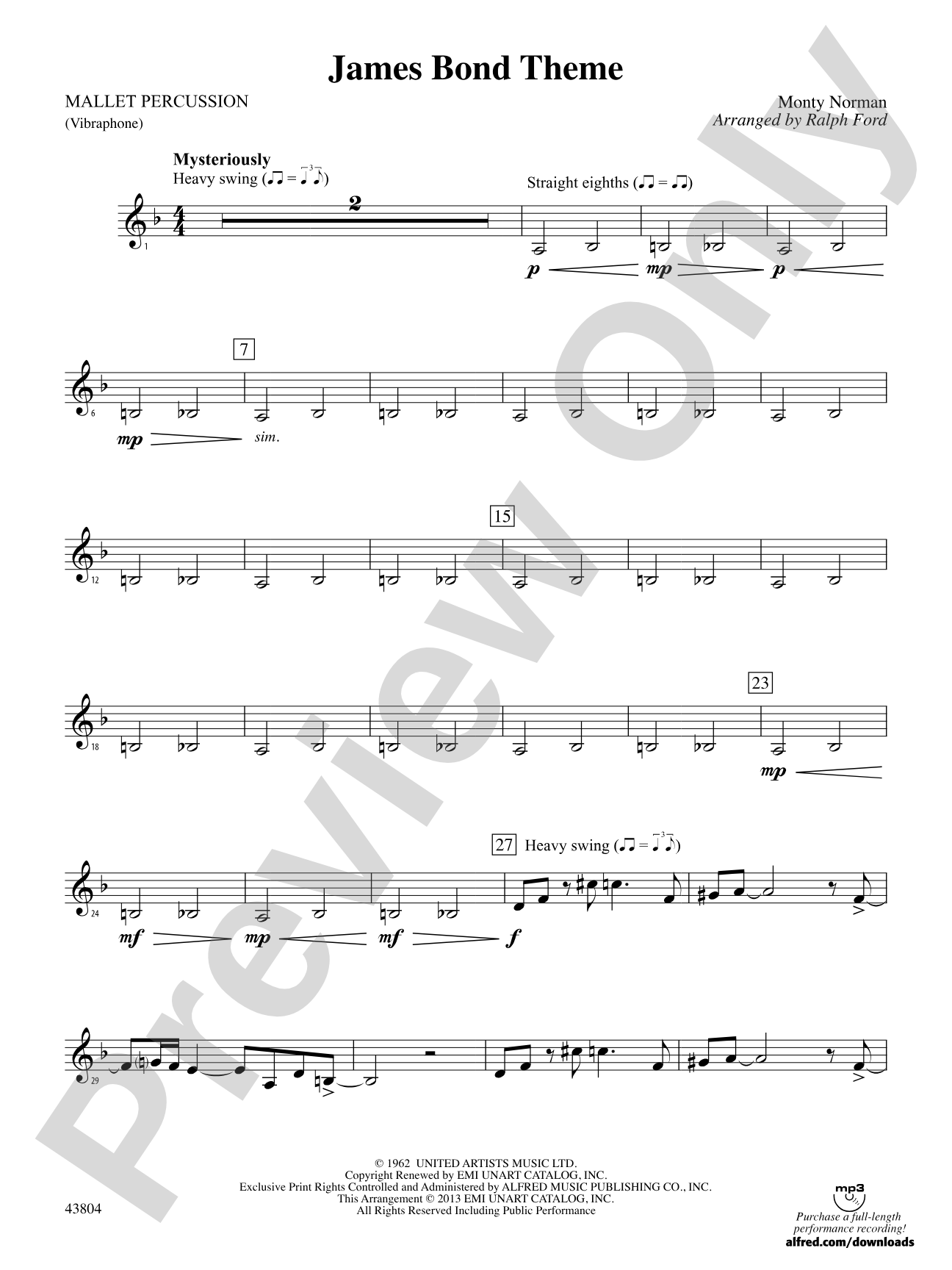 James Bond Theme: Mallets