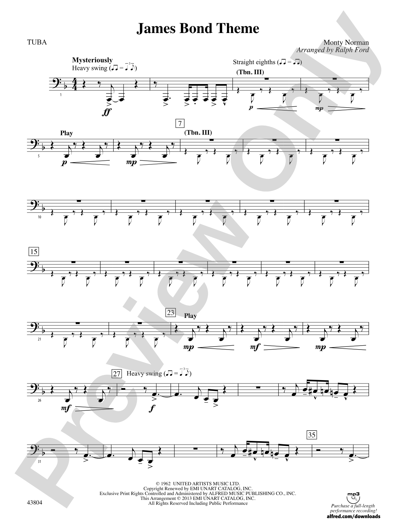James Bond Theme: Tuba