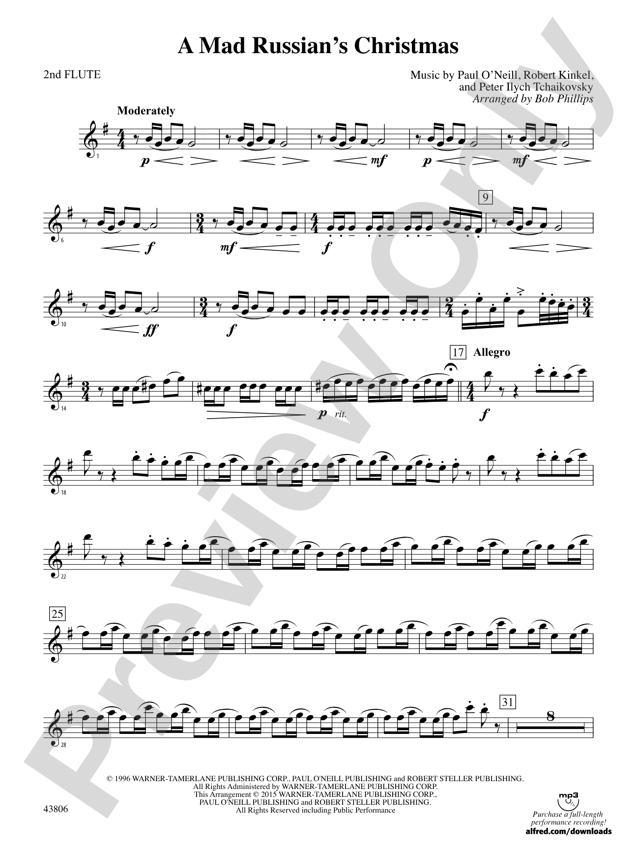A Mad Russian's Christmas: 2nd Flute