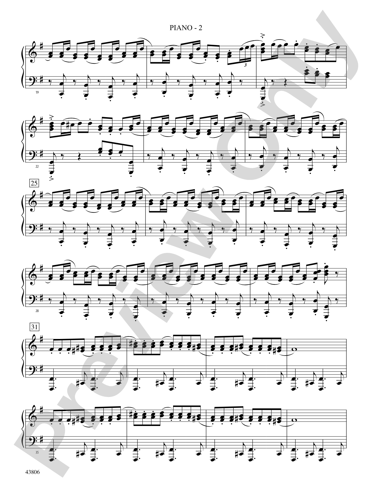 A Mad Russian's Christmas: Piano Accompaniment