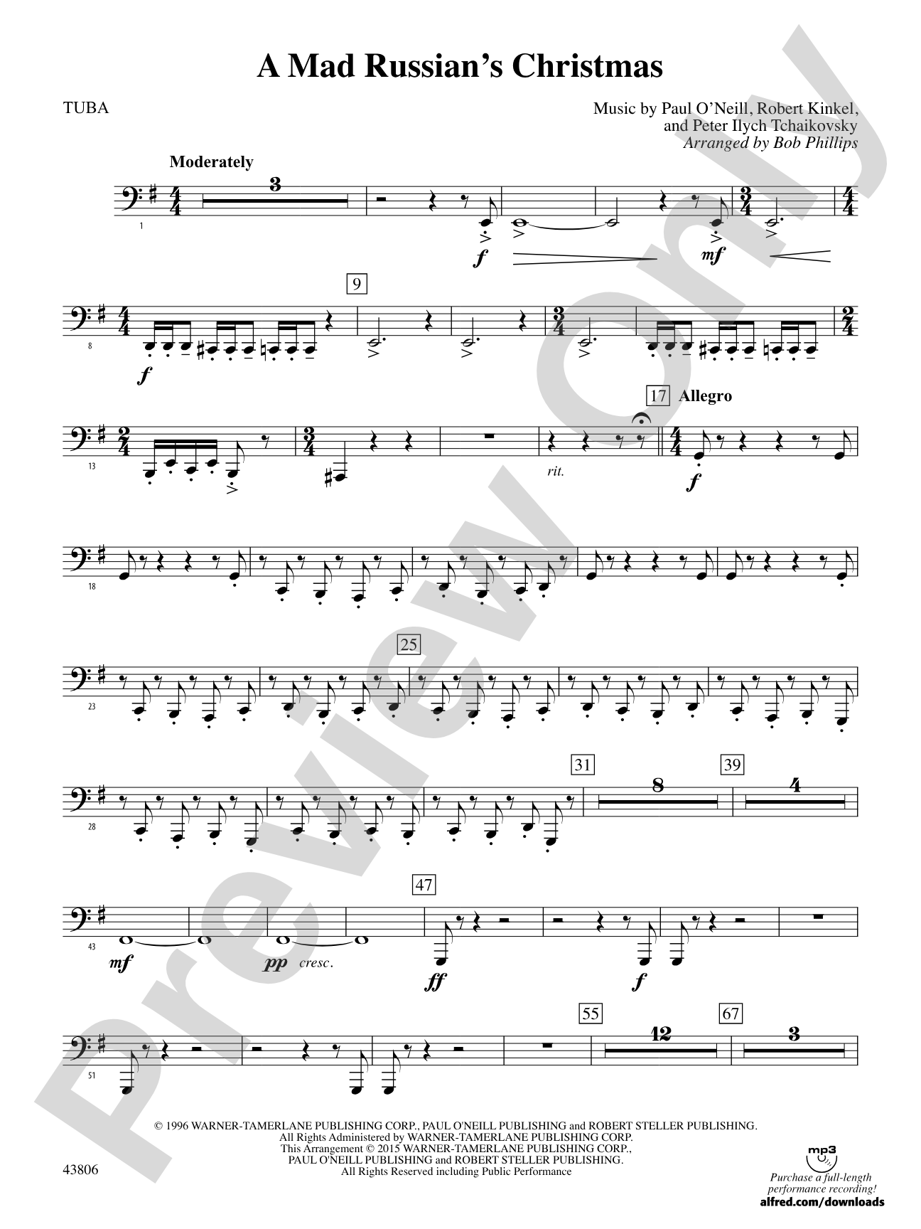 A Mad Russian's Christmas: Tuba