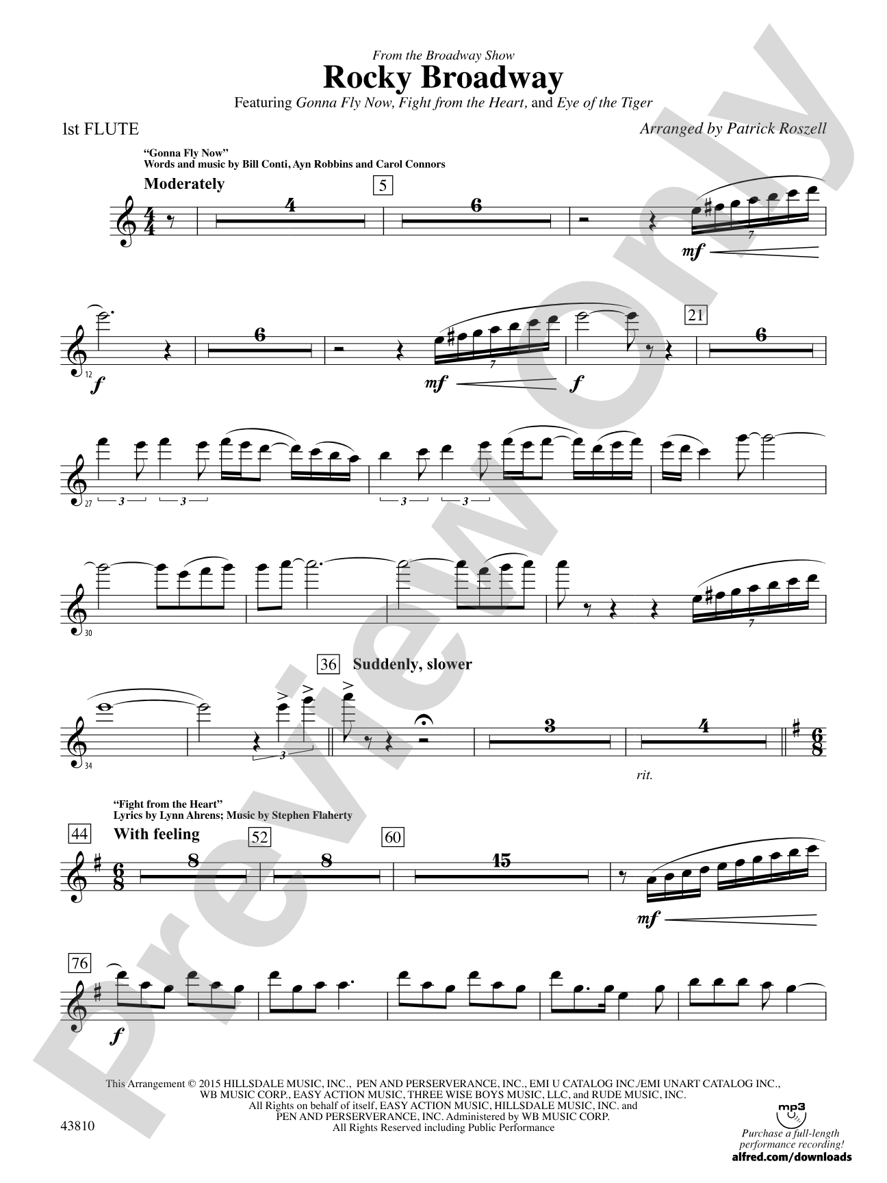 Rocky Broadway: Flute