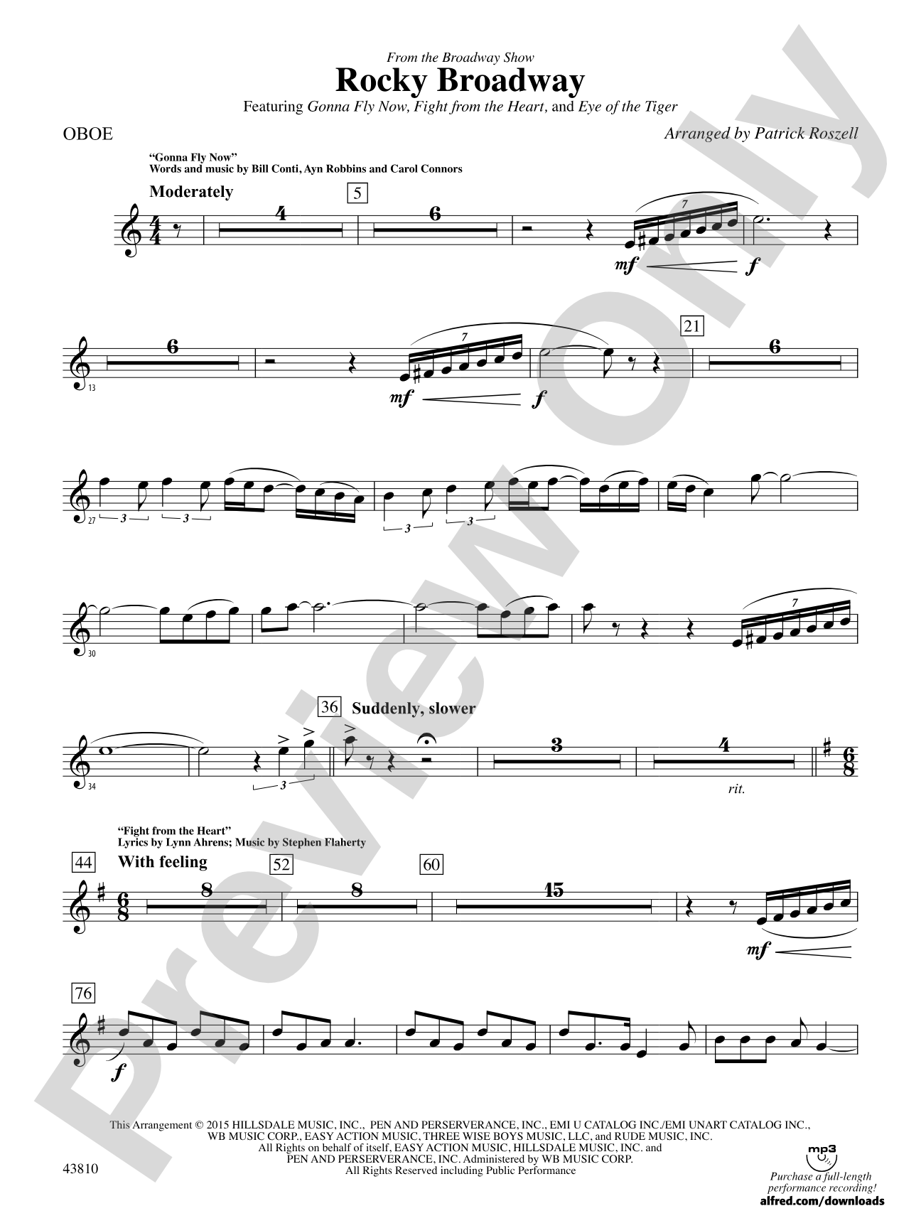 Rocky Broadway: Oboe