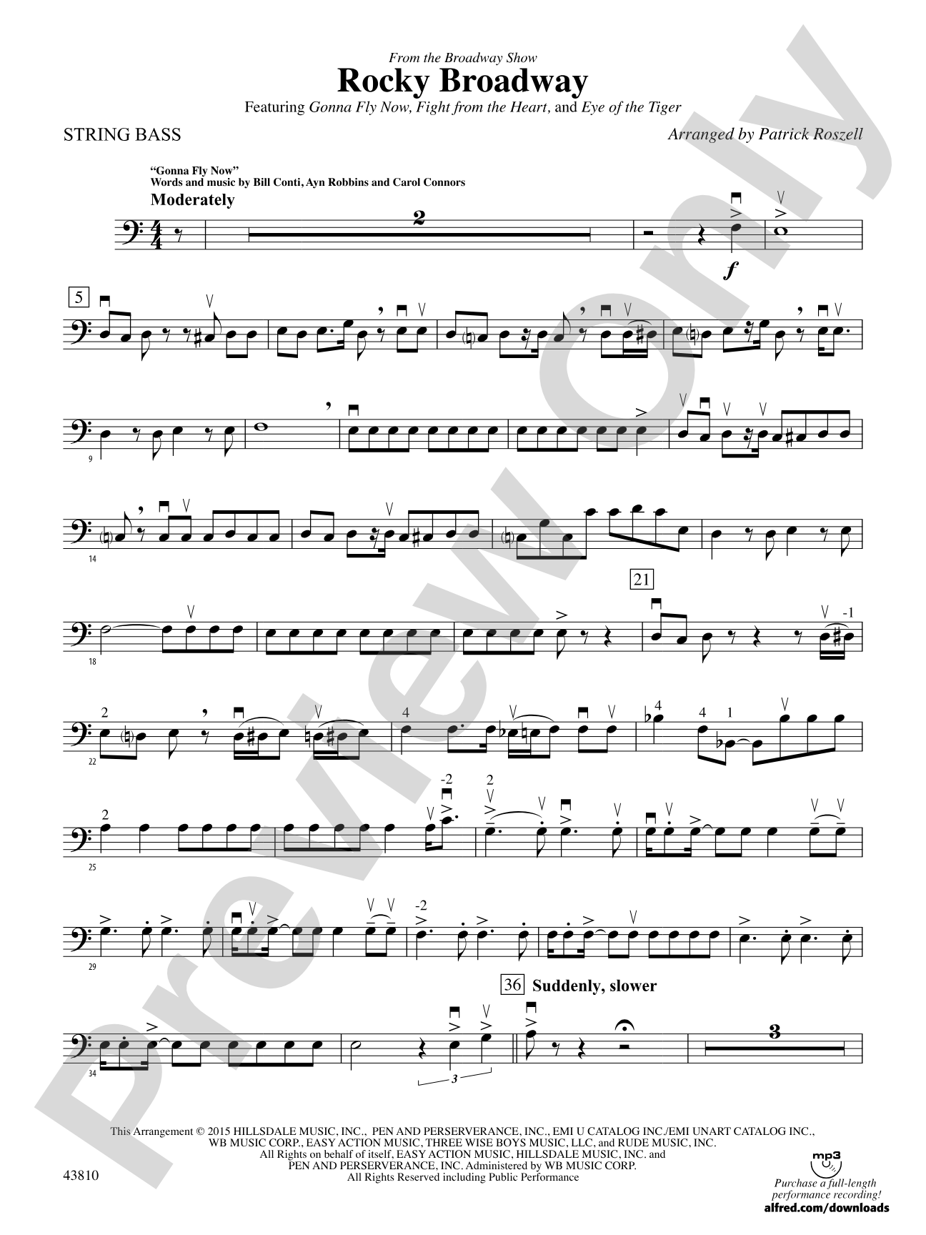 Rocky Broadway: String Bass