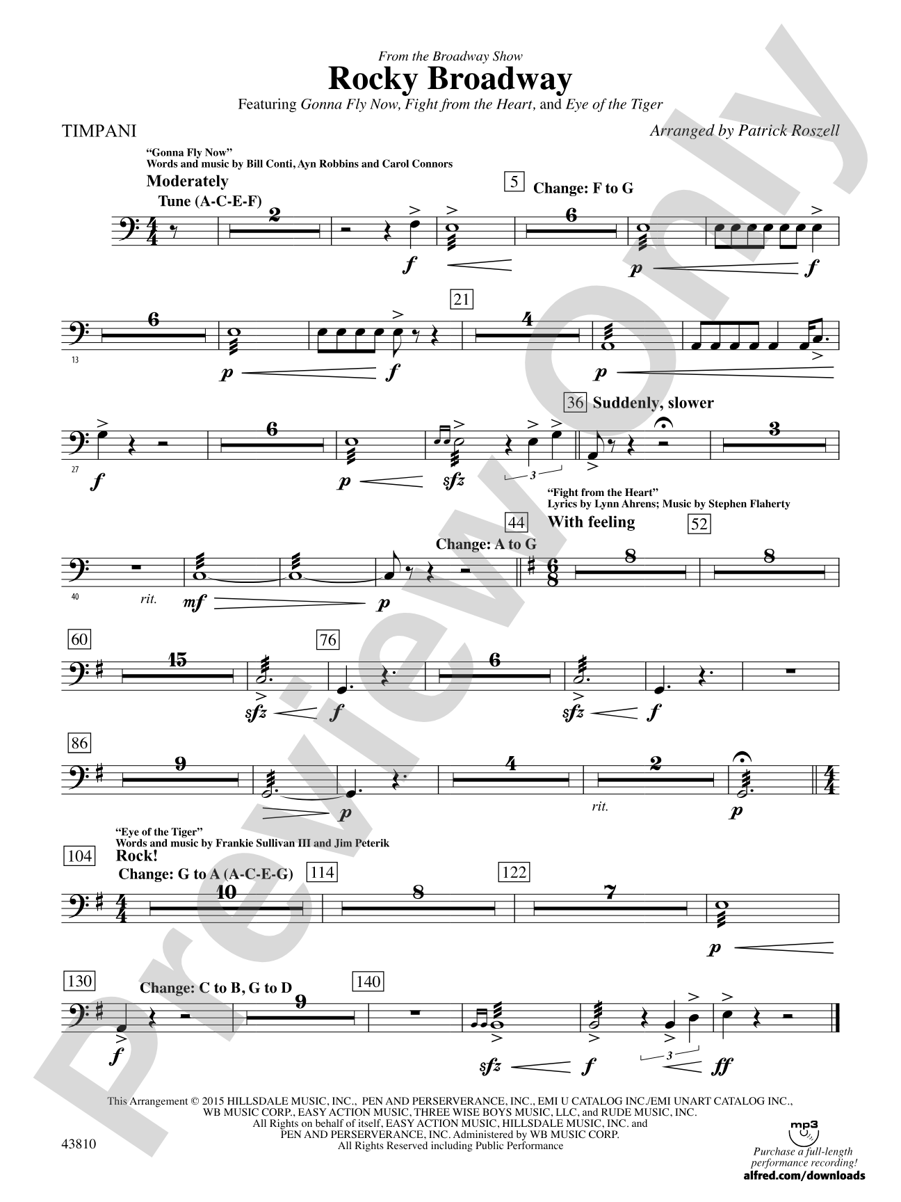 Rocky Broadway: Timpani