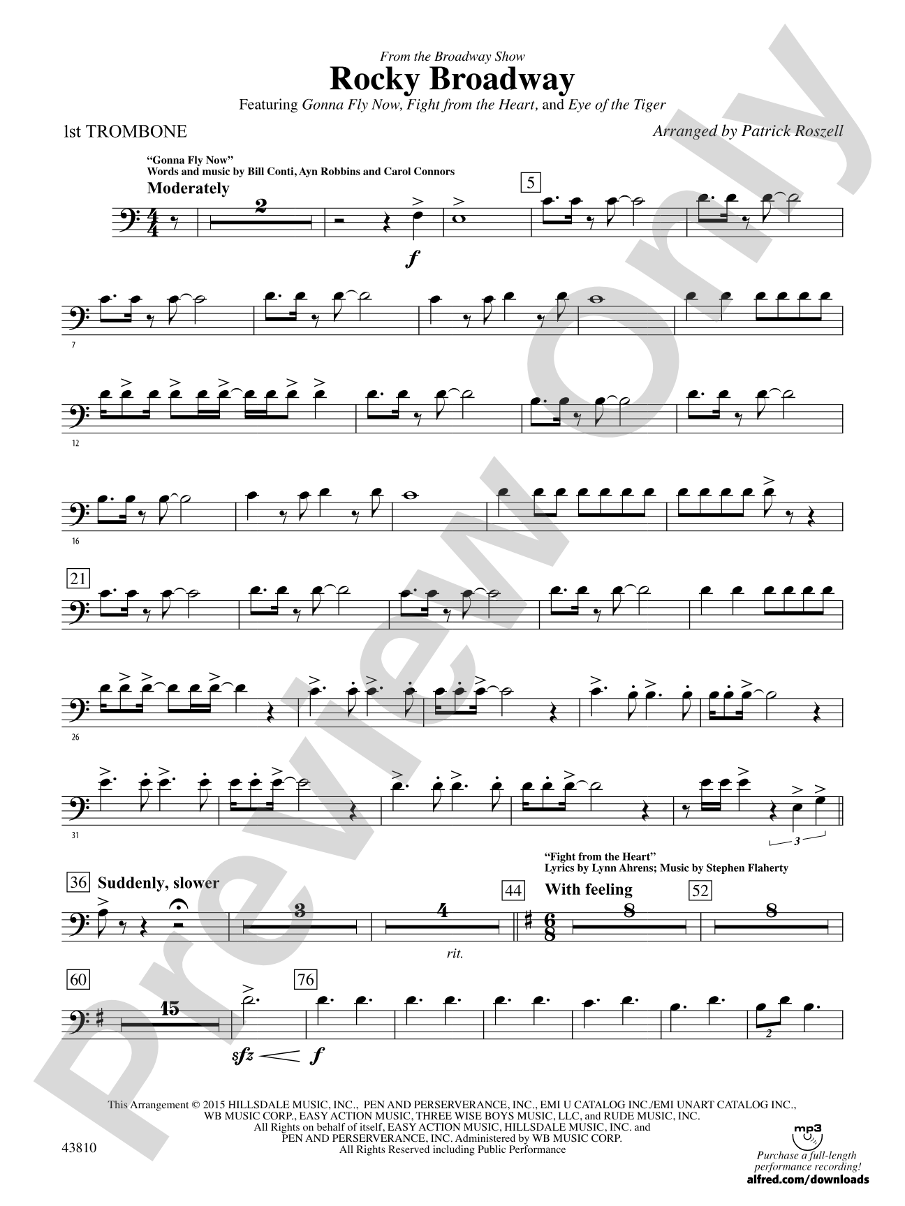 Rocky Broadway: 1st Trombone