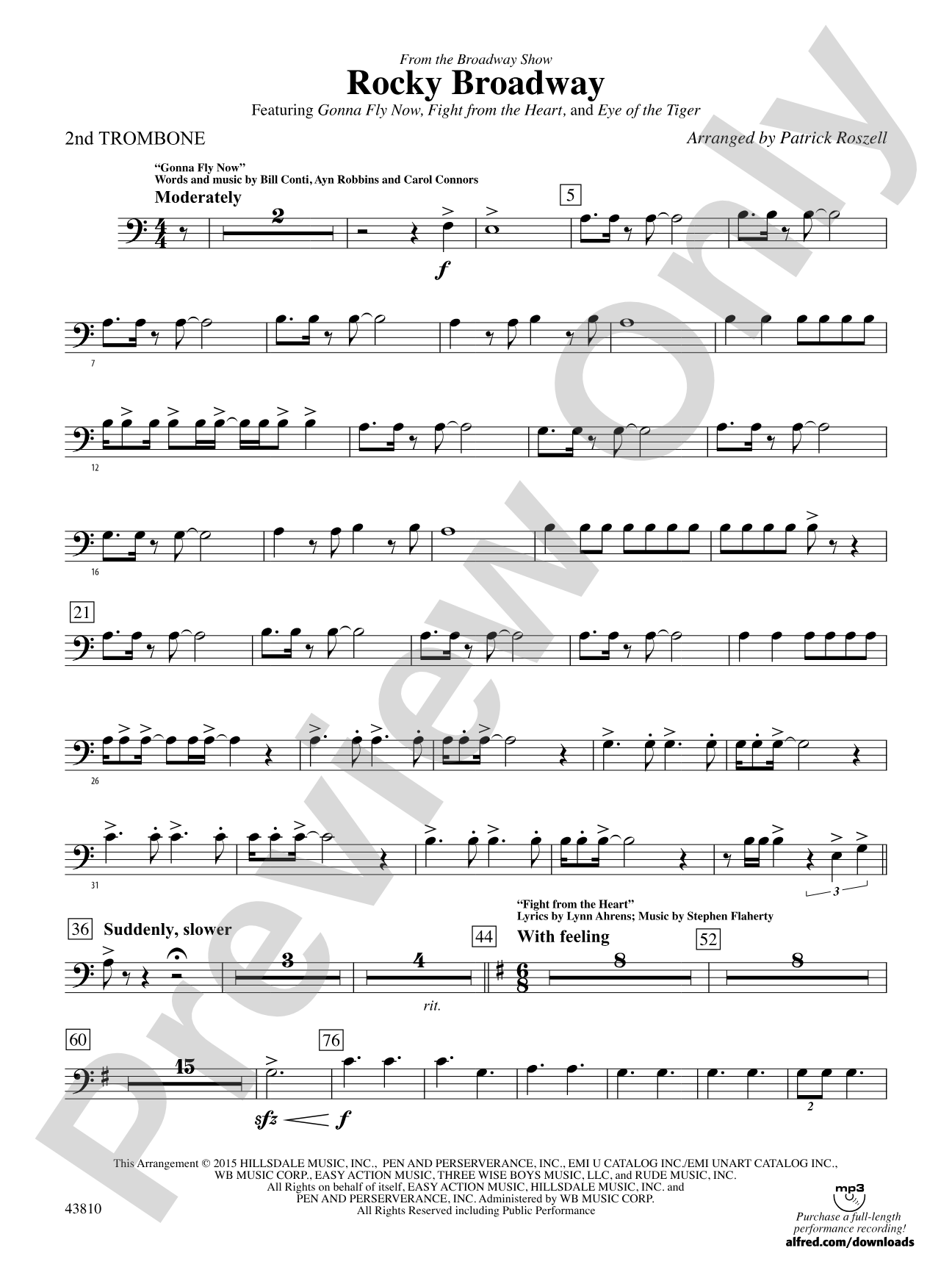 Rocky Broadway: 2nd Trombone