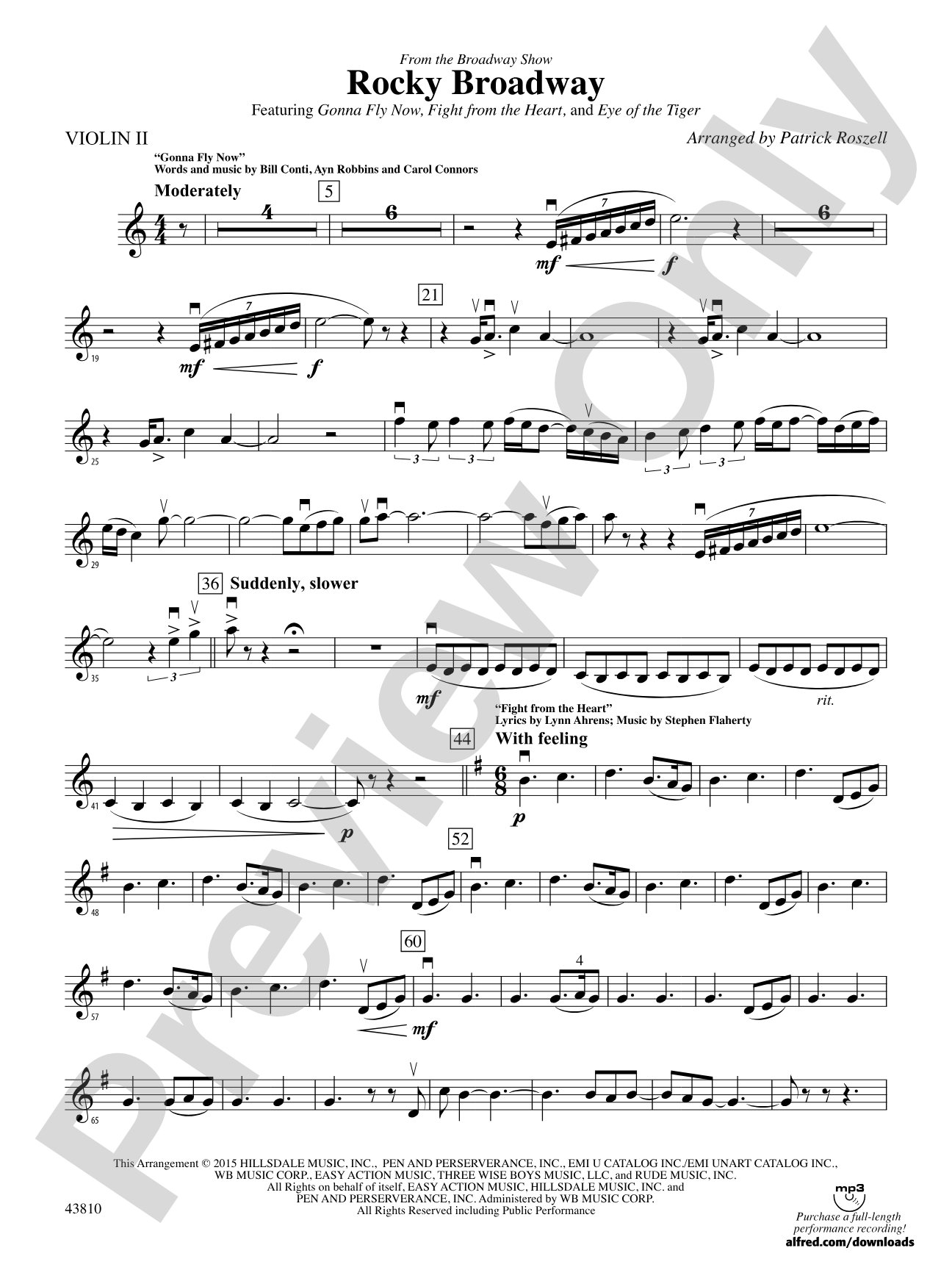 Rocky Broadway: 2nd Violin