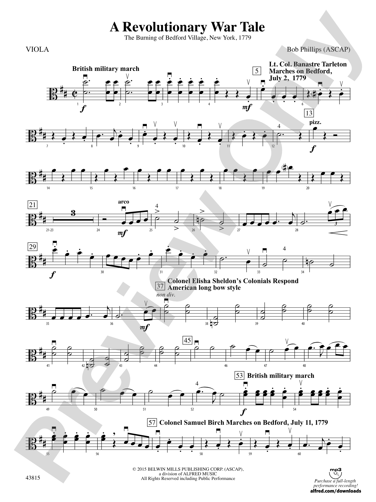 A Revolutionary War Tale: Viola